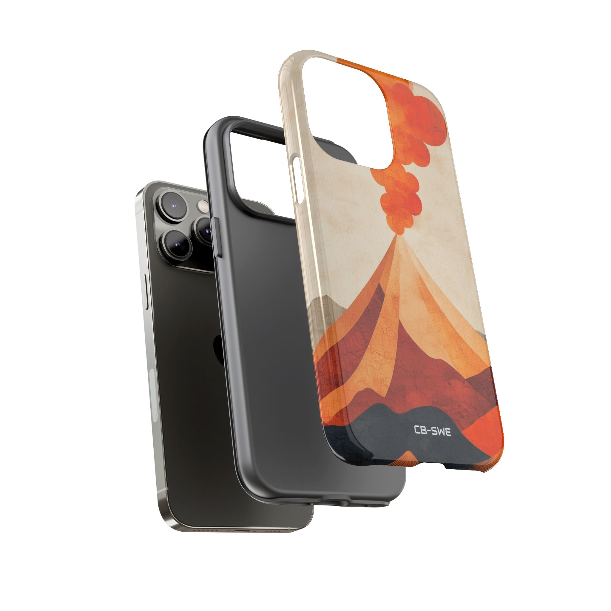 Erupting Heat Waves - iPhone Case