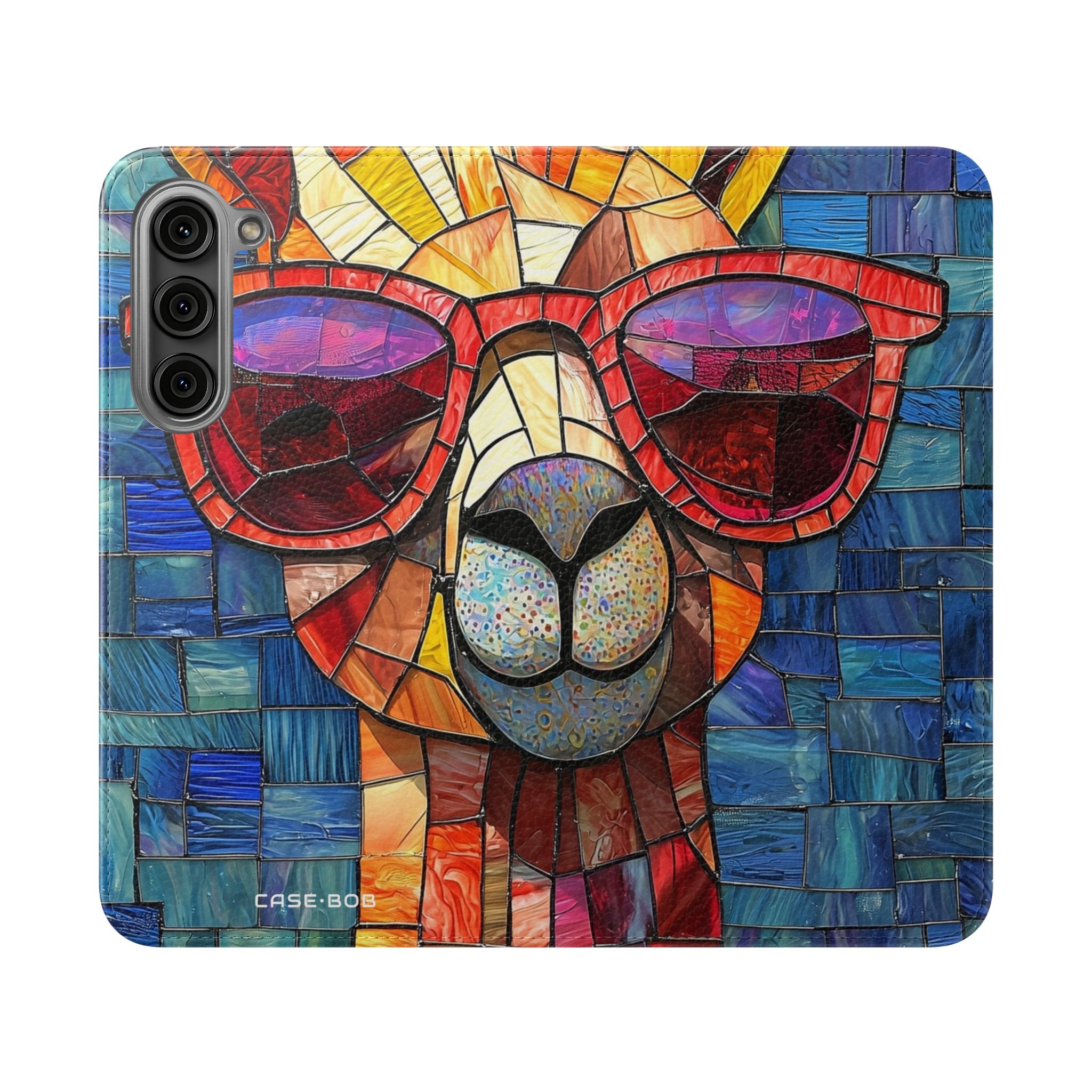 Sunglass Llama Mosaic - Samsung S23+ Case - Wallet