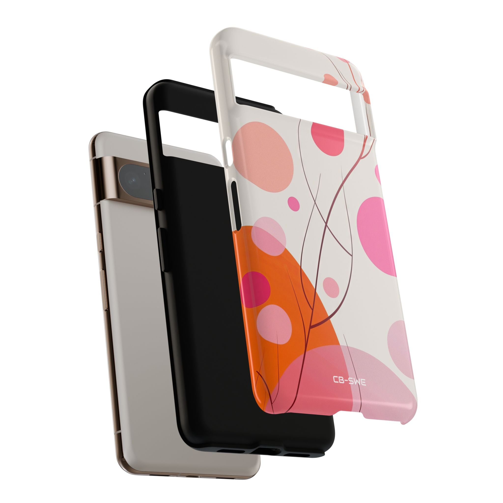Circles Embrace Lines - Google Pixel Case