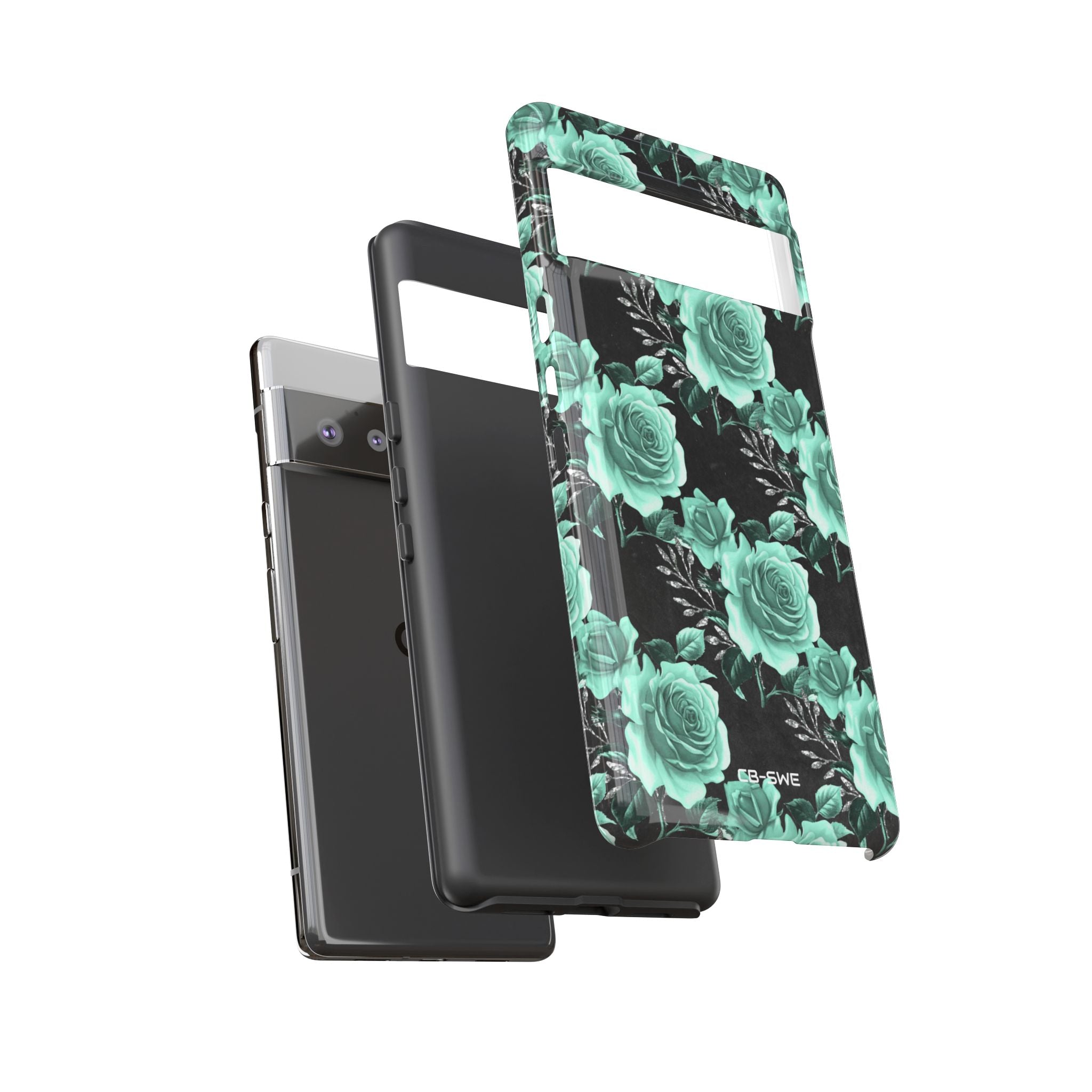 Turquoise Rose Symphony - Google Pixel Case