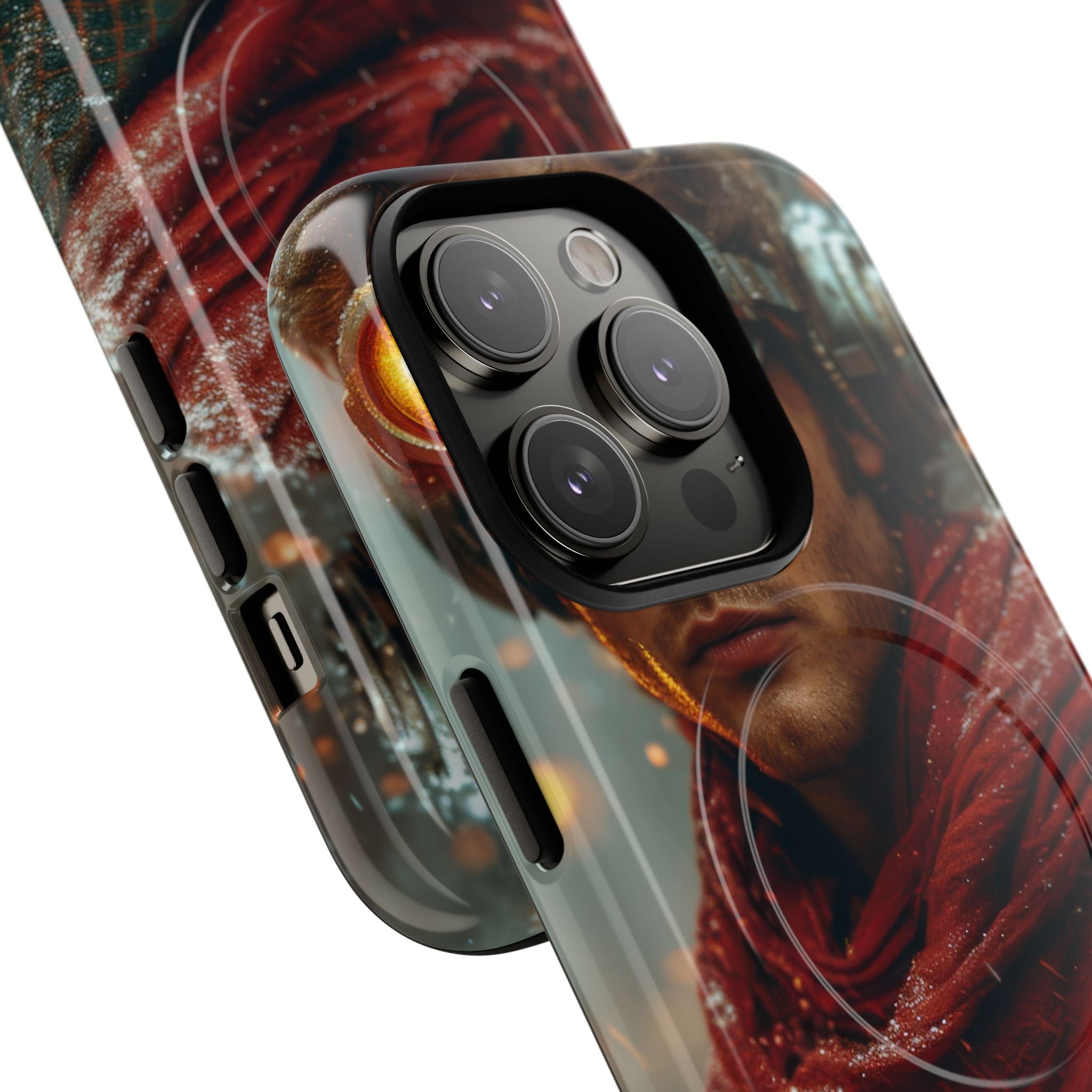 Futuristic Steampunk Explorer iPhone 14 - Tough+