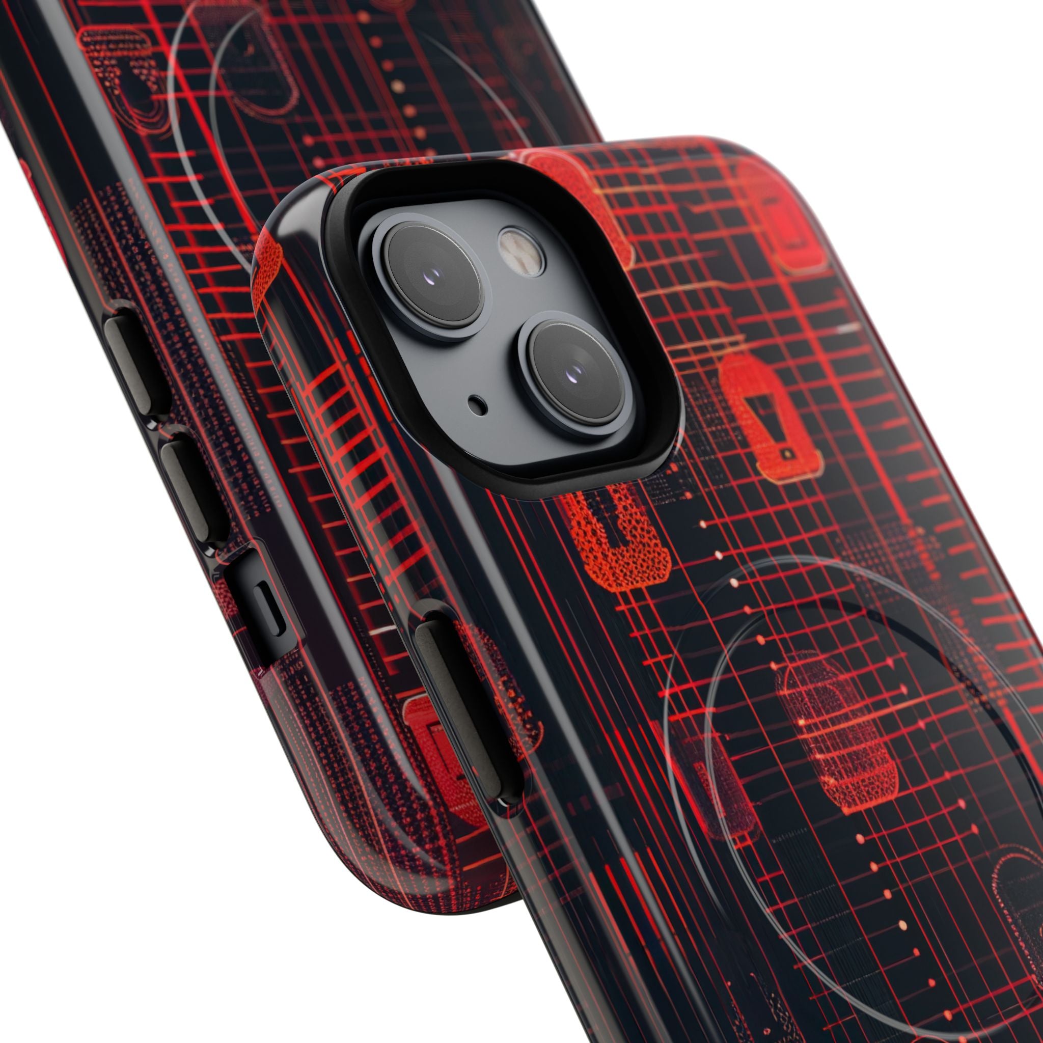 Cyber Locks Grid iPhone 14 - Tough+