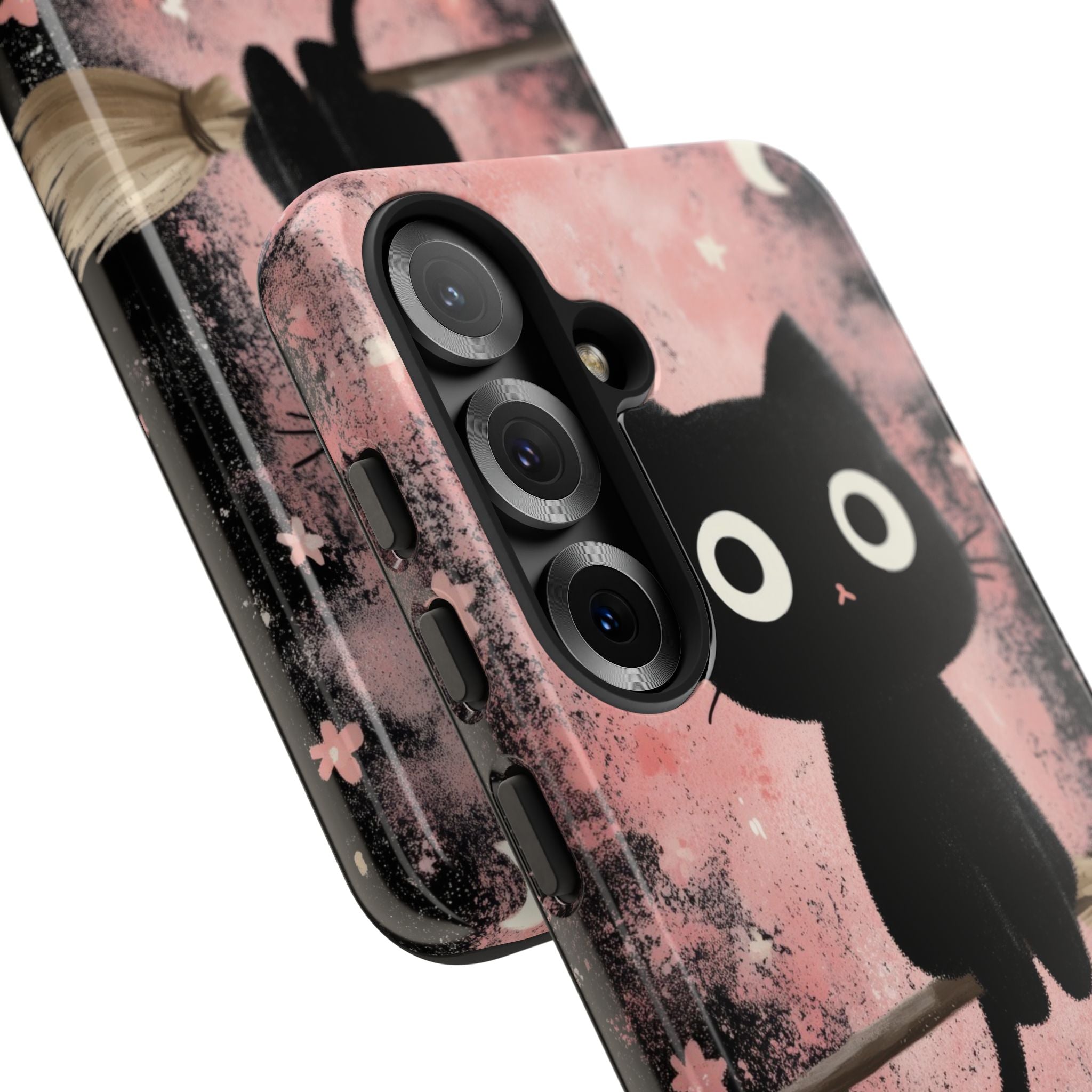 Whimsical Cat Soars - Samsung Case