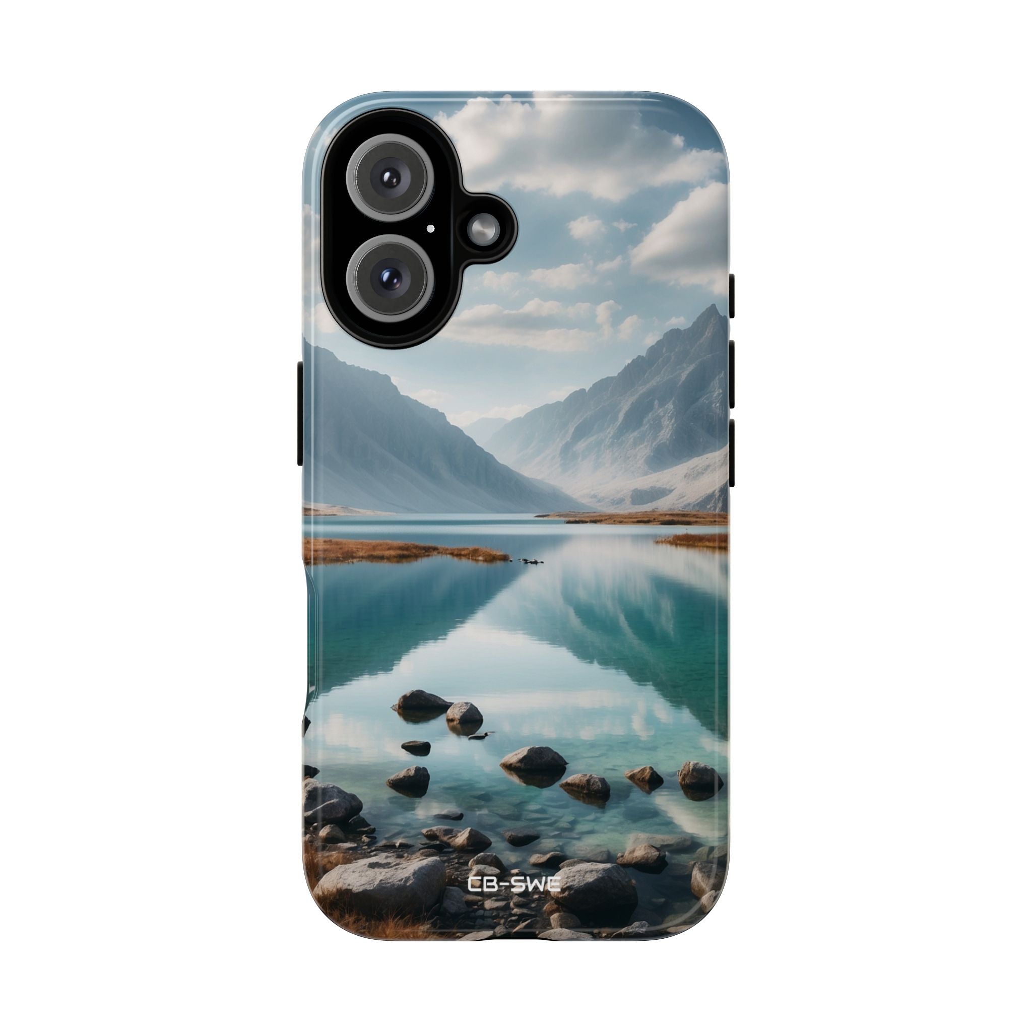 Mountain Reflections Swim - iPhone Case