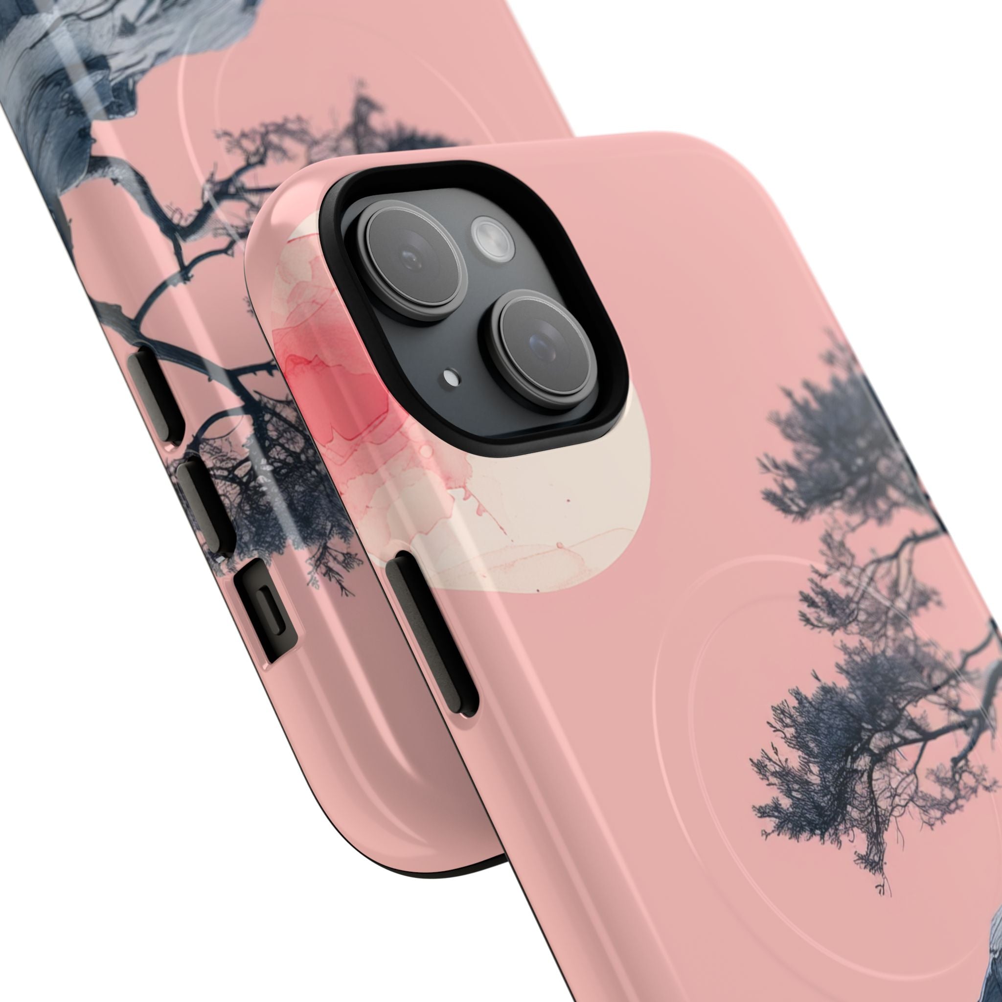 Solitudine sulla scogliera rosa iPhone 15 - Tough+