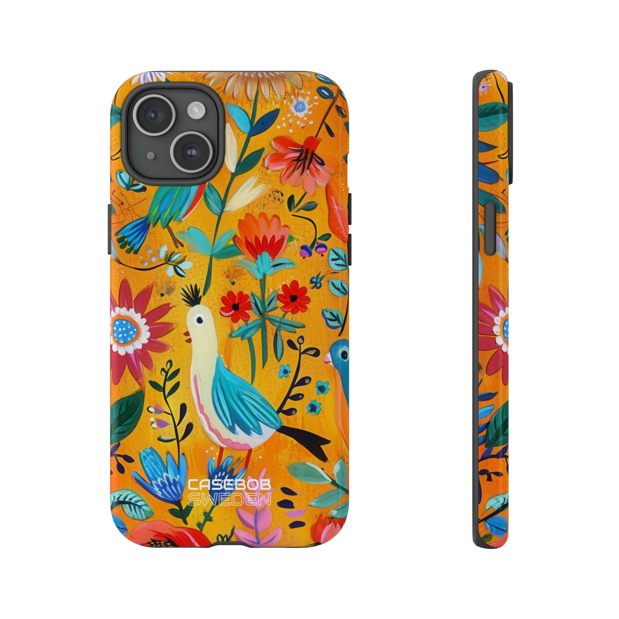 Giardino di Uccelli Fantasiosi iPhone 15 - Tough
