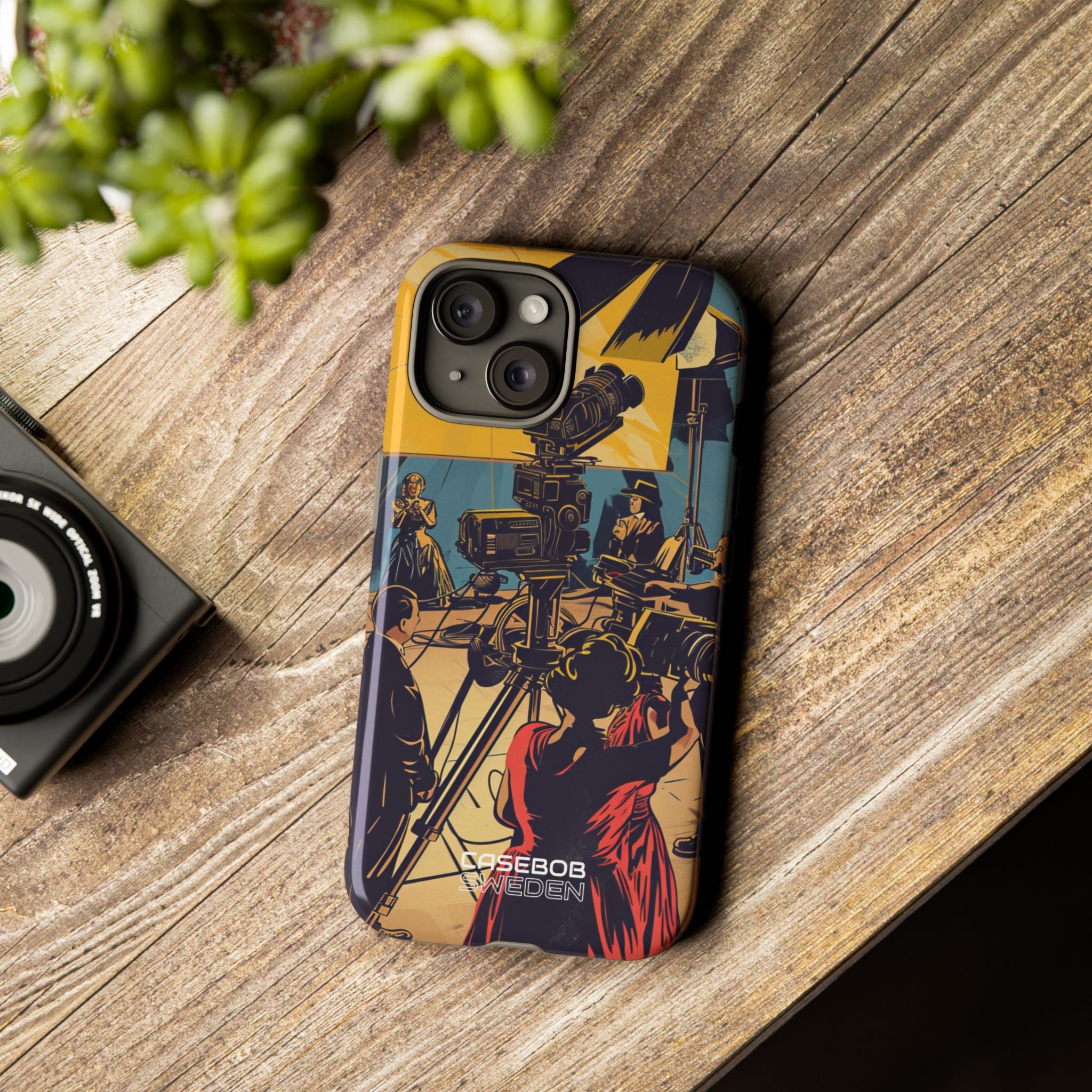 Set cinematografico vintage iPhone 15 - Tough