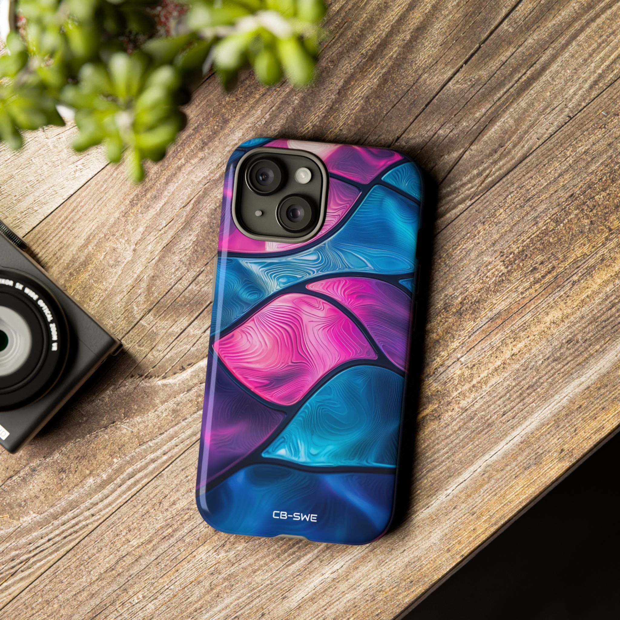 Shimmering Waves Flow - iPhone Case