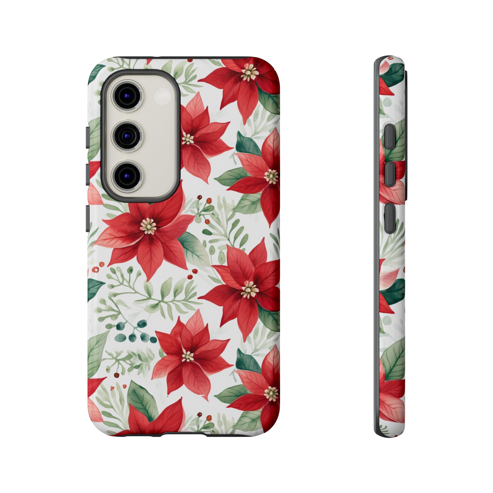 Poinsettias Bloom Bright - Samsung Case