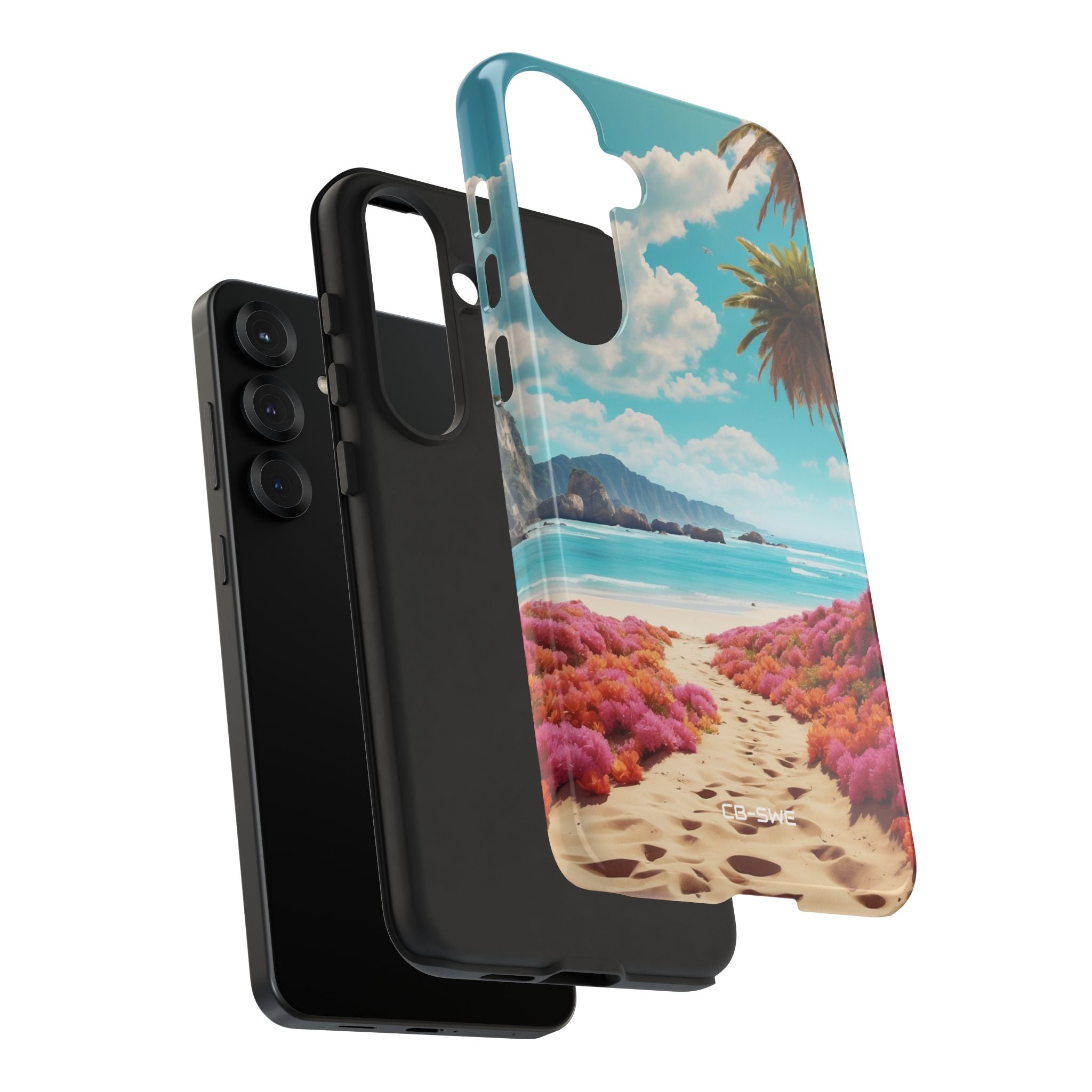 Tropical Flowers Frame - Samsung Case