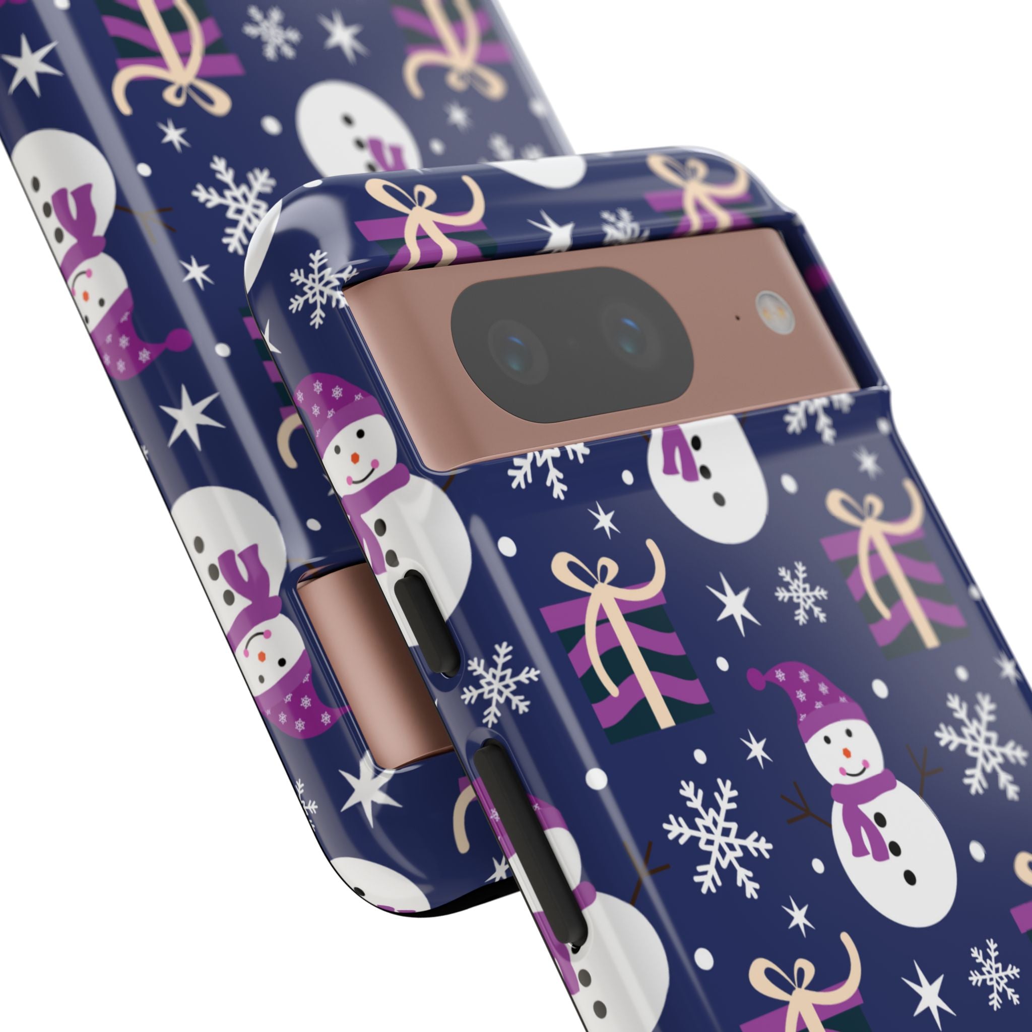 Snowmen Celebrate Joy - Google Pixel Case