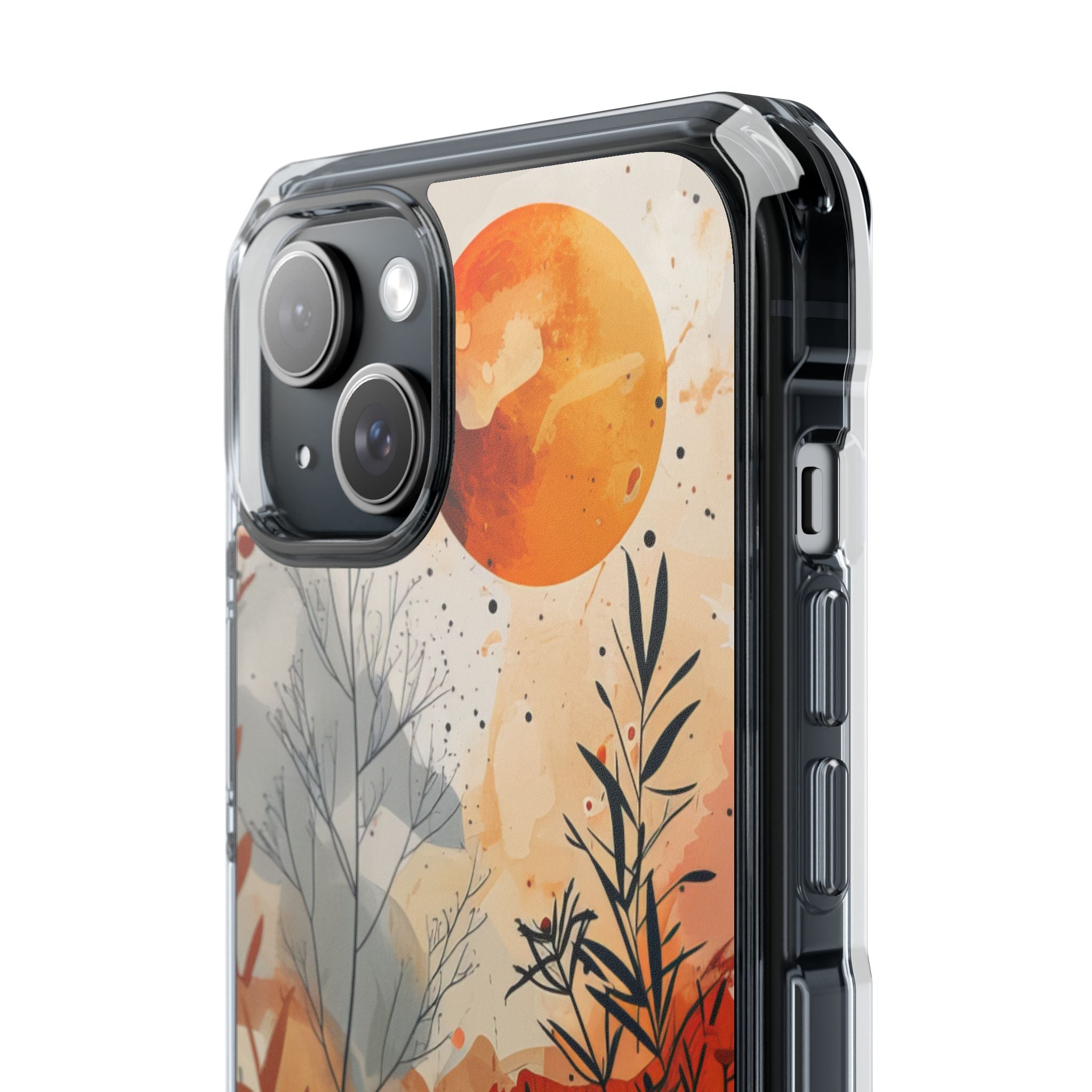 Orange Solstice iPhone 15 Plus Case - Impact