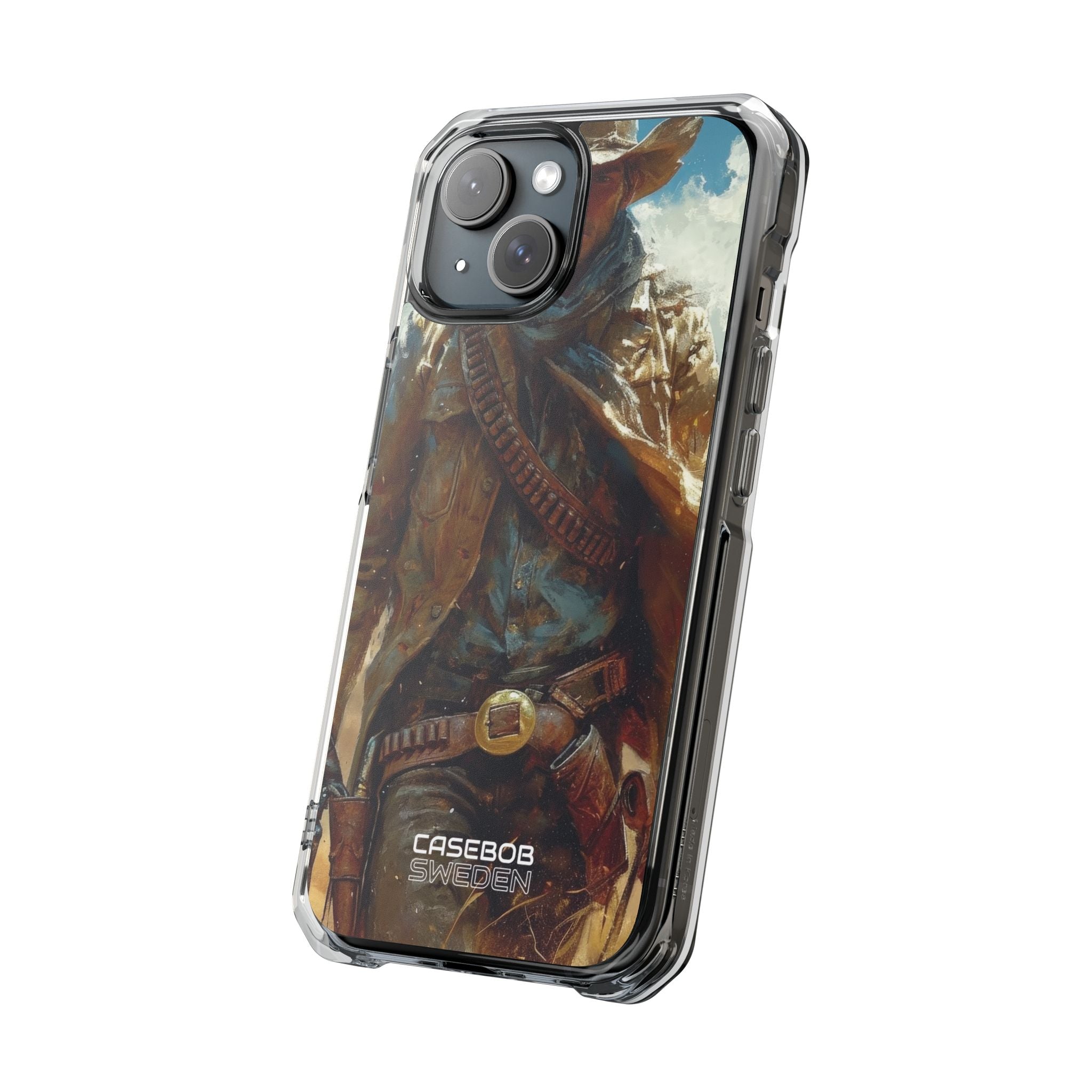 Western Horizon Rider iPhone 15 - Impact Clear+