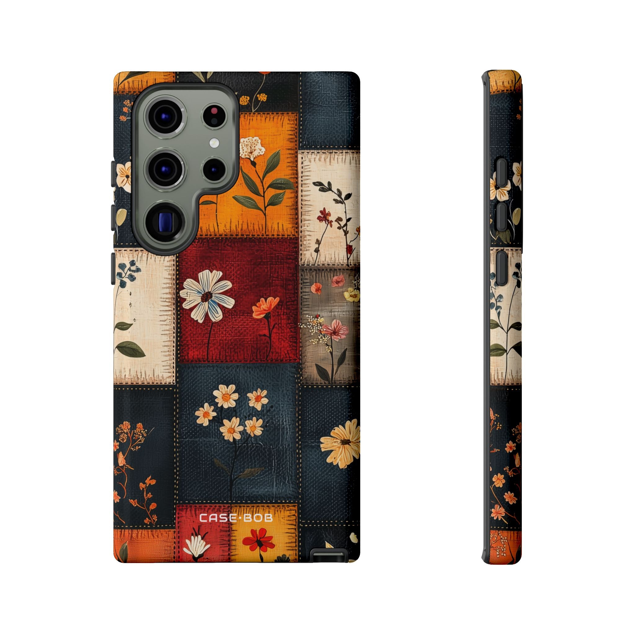 Patchwork Blooms Samsung S23 Ultra Case - Tough