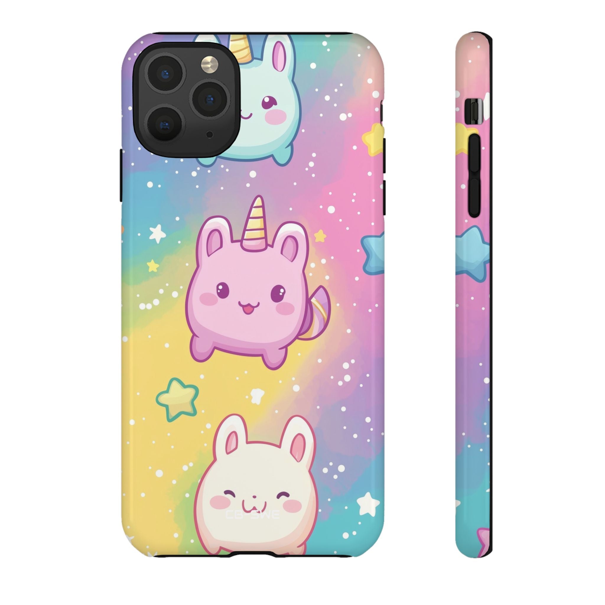 Bunnies Dance Under Stars - iPhone Case