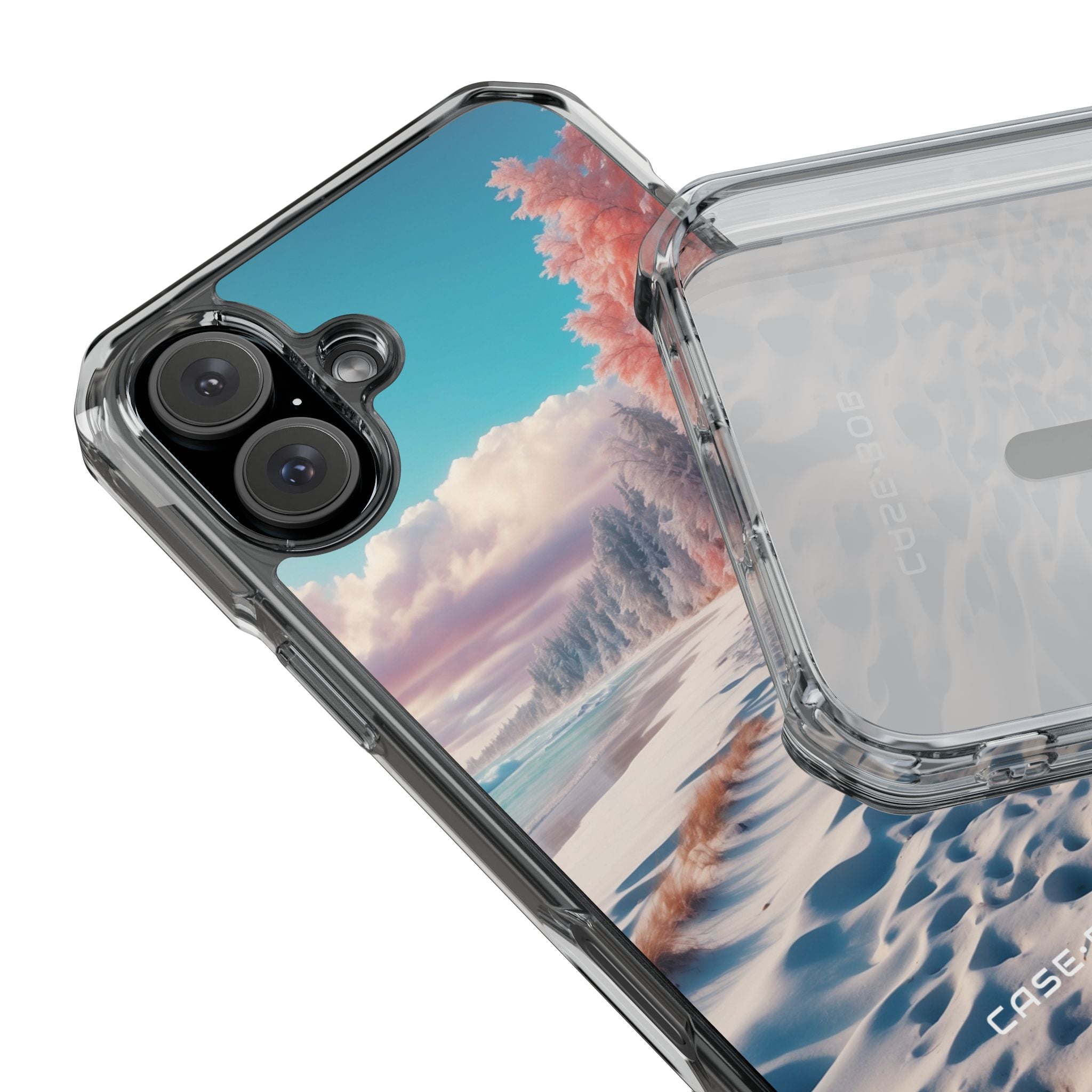 Snowy Footprints iPhone 16 Plus Case - Impact