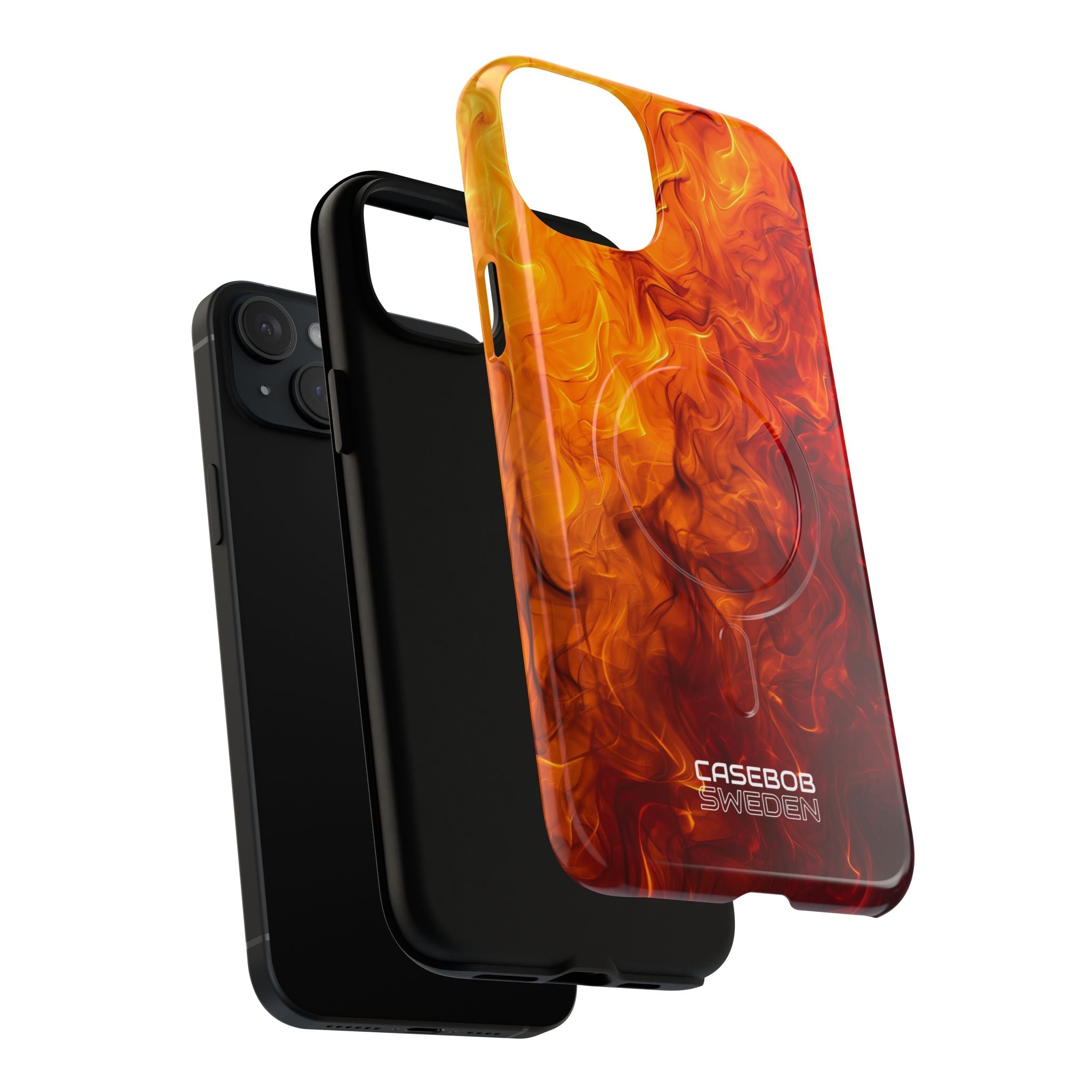 Flaming Energy Swirl iPhone 15 - Tough+