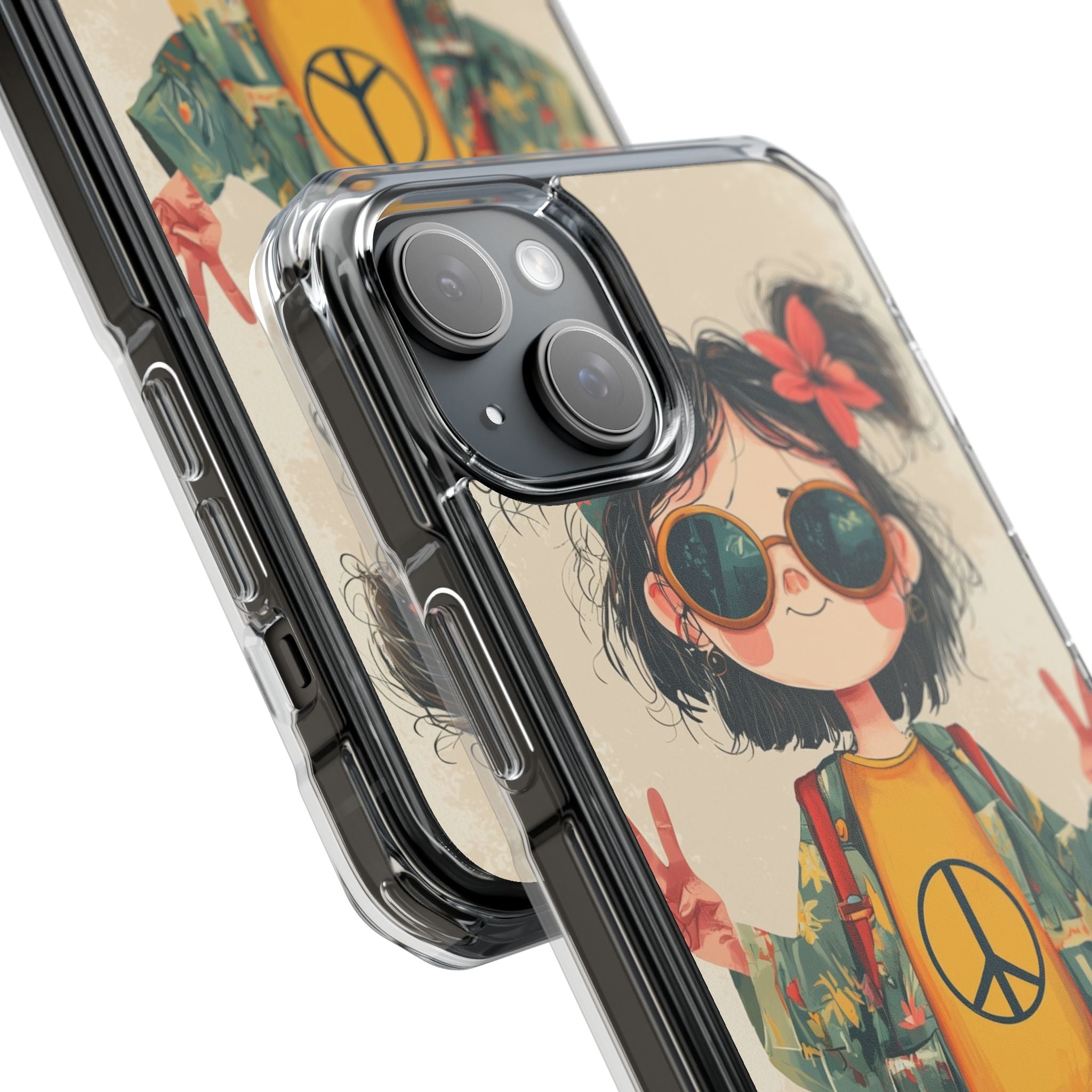 Peace Pigtails iPhone 15 Plus Case - Impact