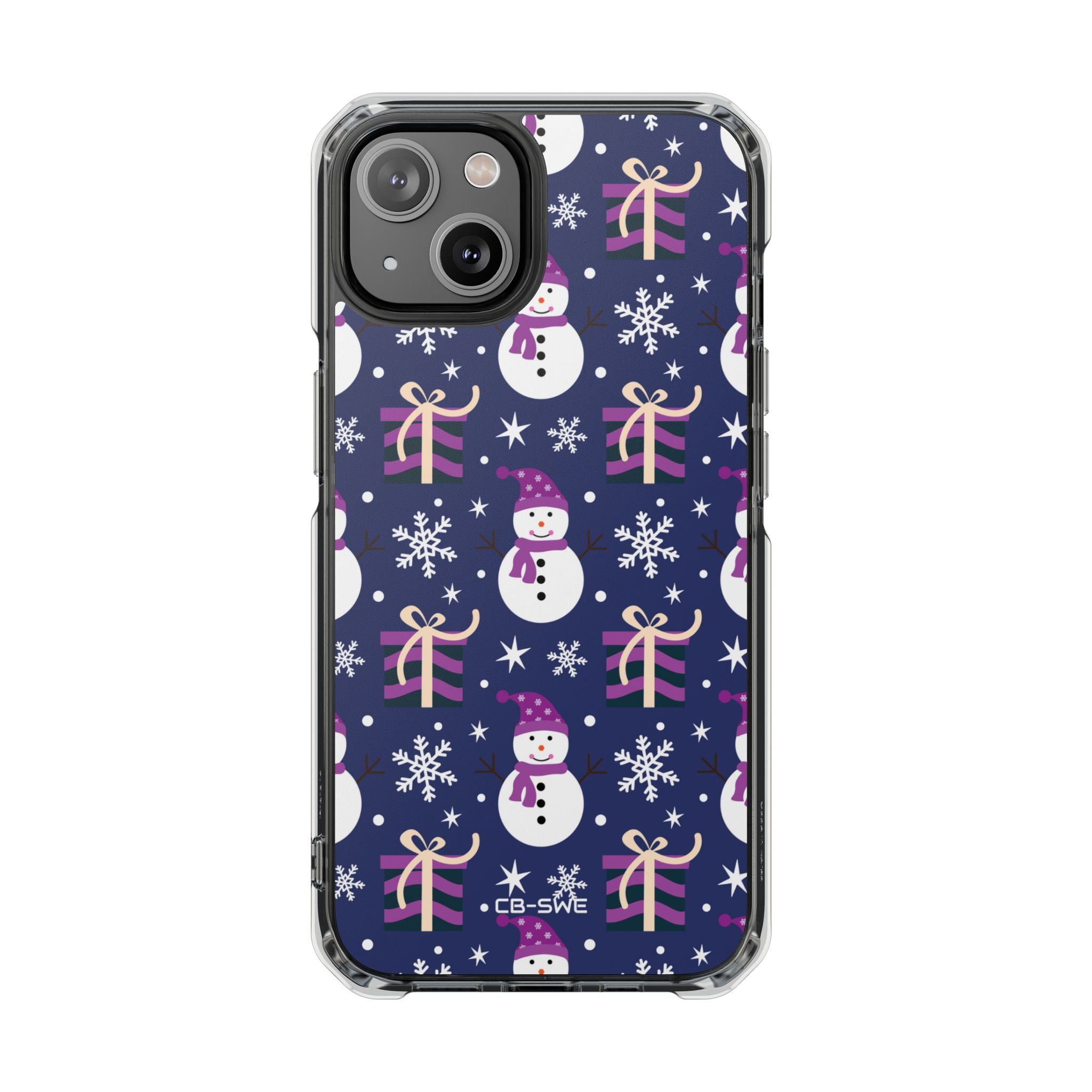 Snowmen Celebrate Joy iPhone Case - Impact