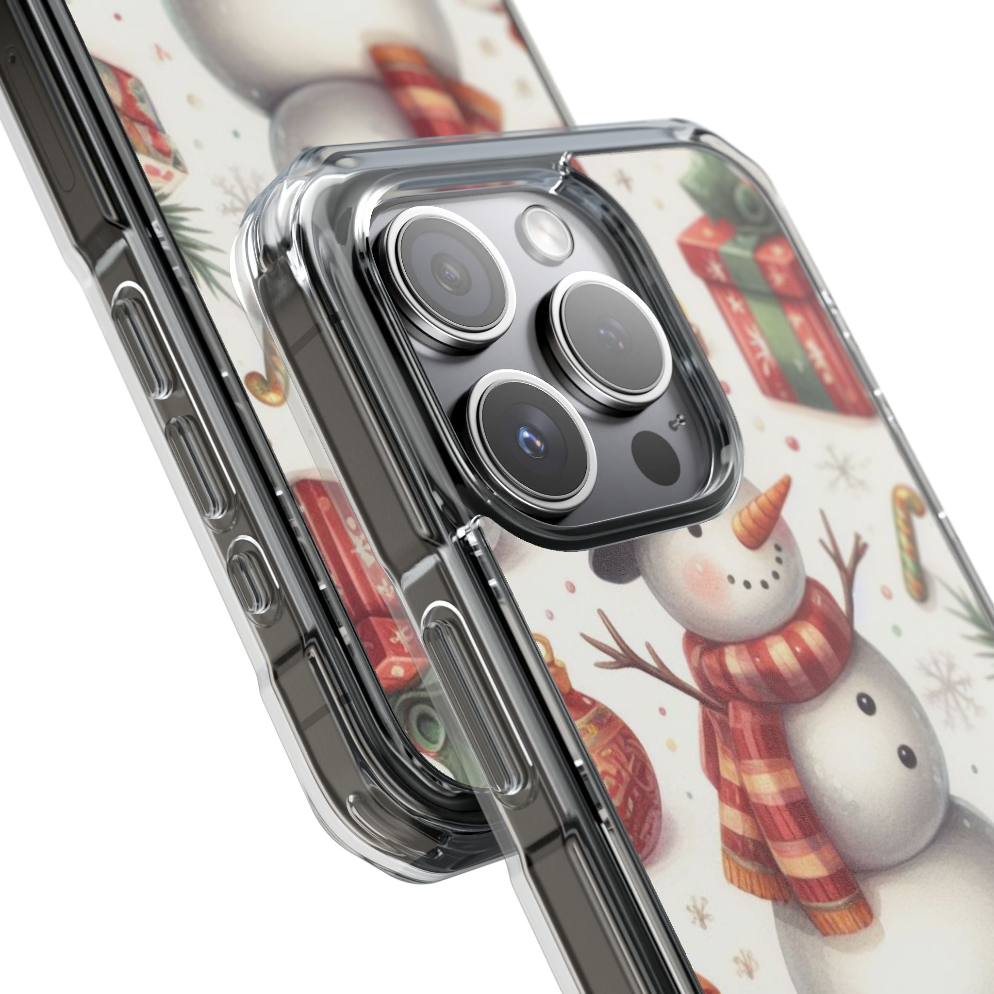 Snowman Welcomes Joy iPhone Case - Impact