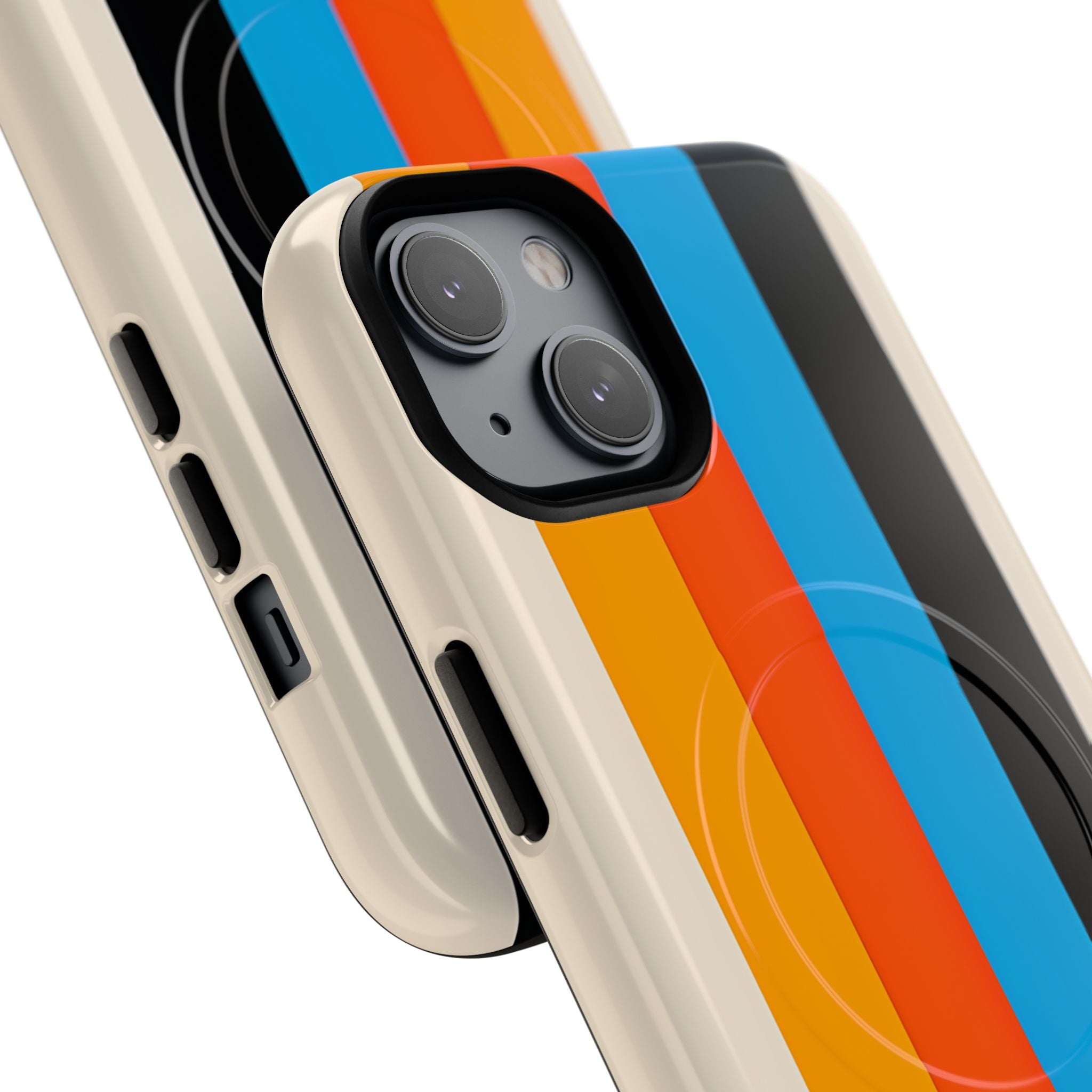 Vivid Stripe Harmony iPhone 14 Case - Tough+