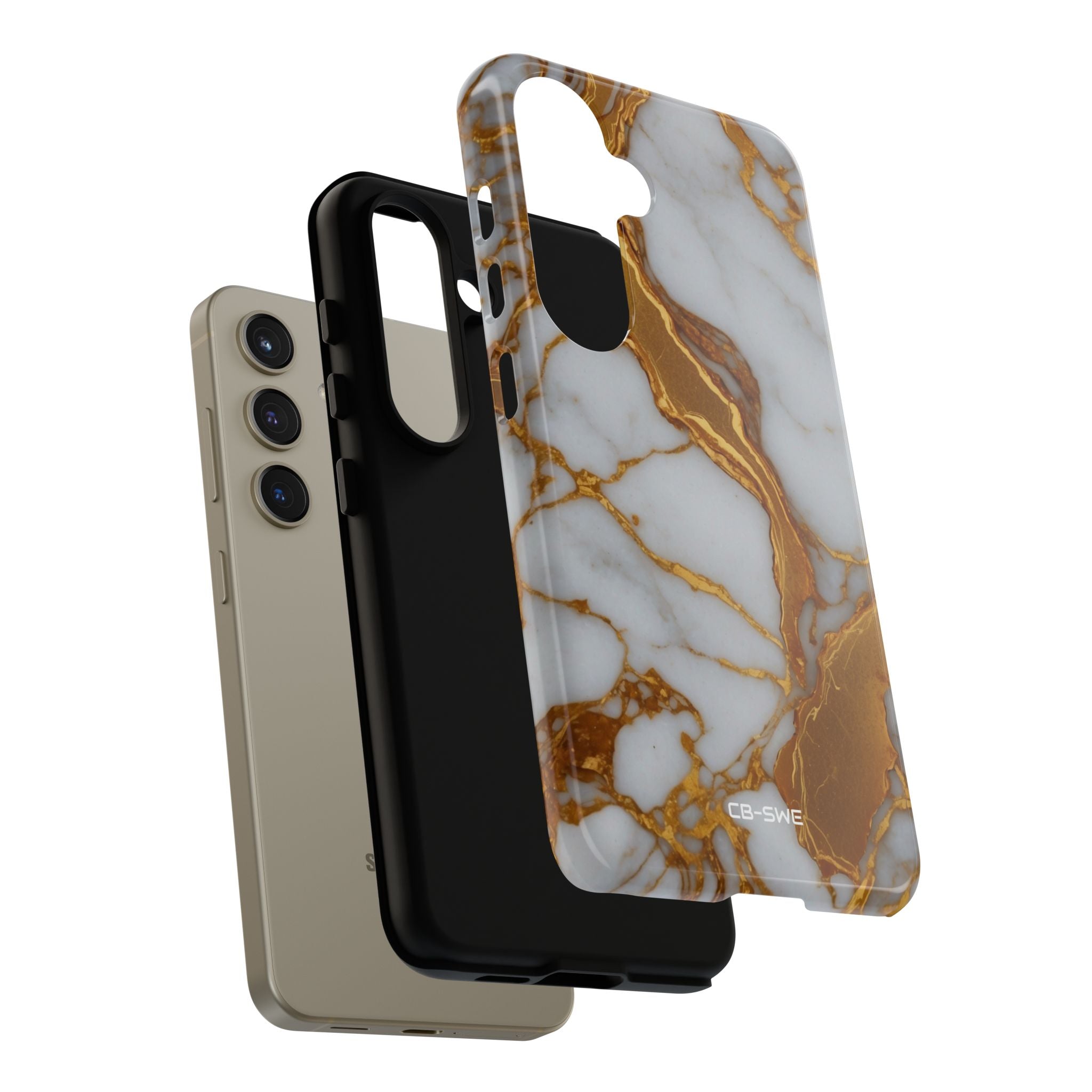 Golden Veins Flow - Samsung Case