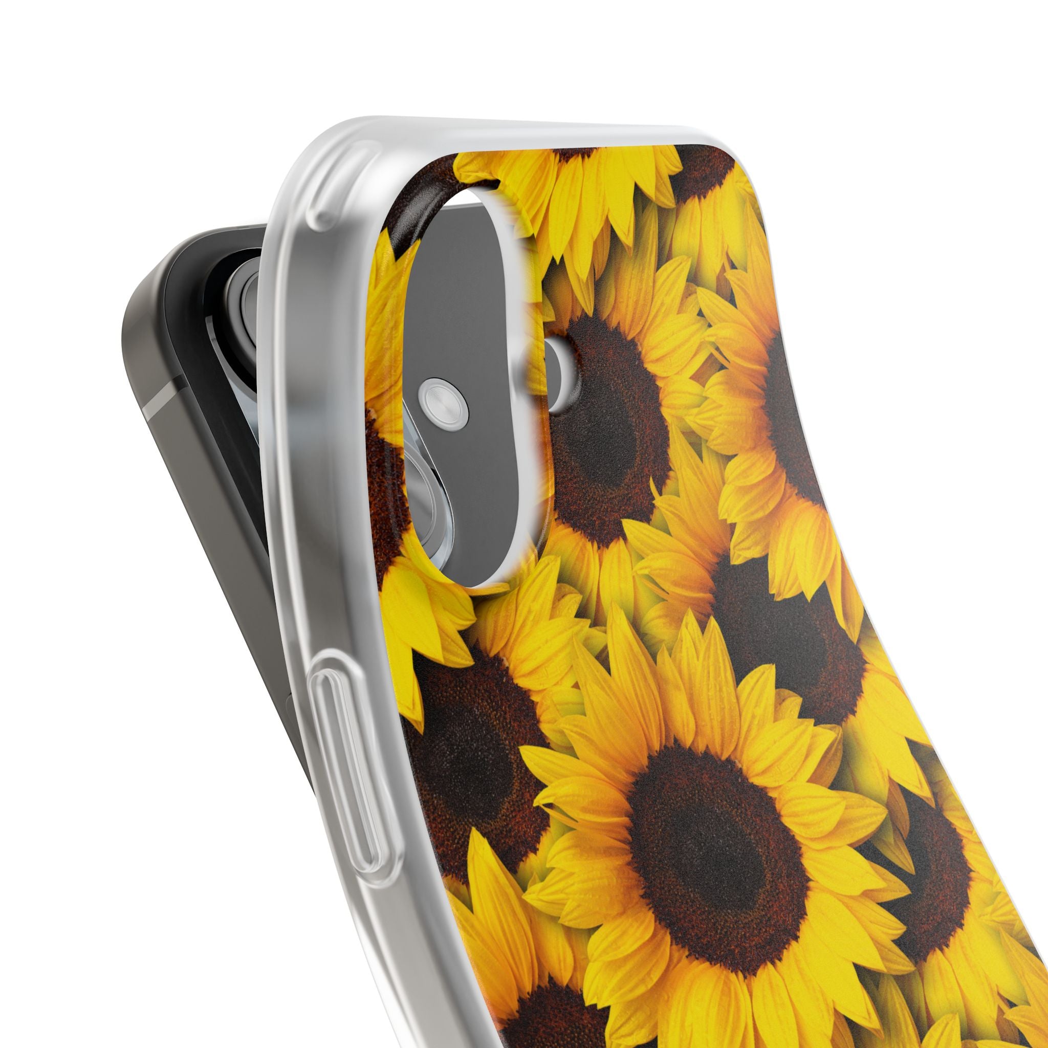 Sunflower Glow iPhone 16 Case - Soft