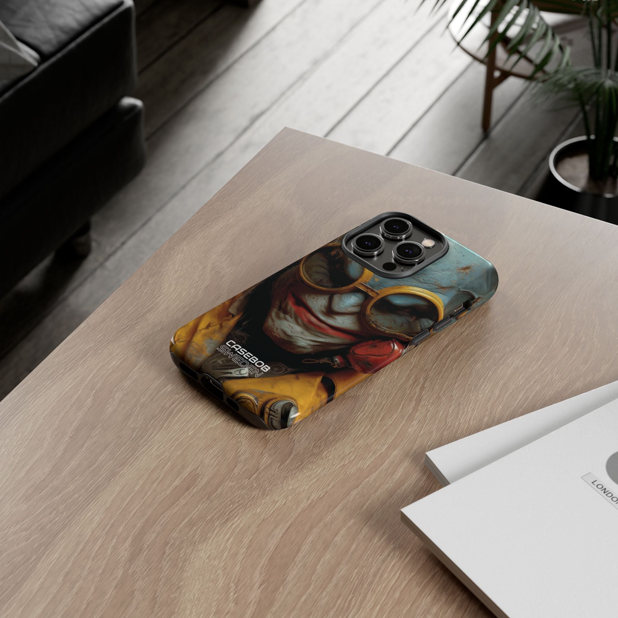 Steampunk Masked Adventurer iPhone 14 - Tough