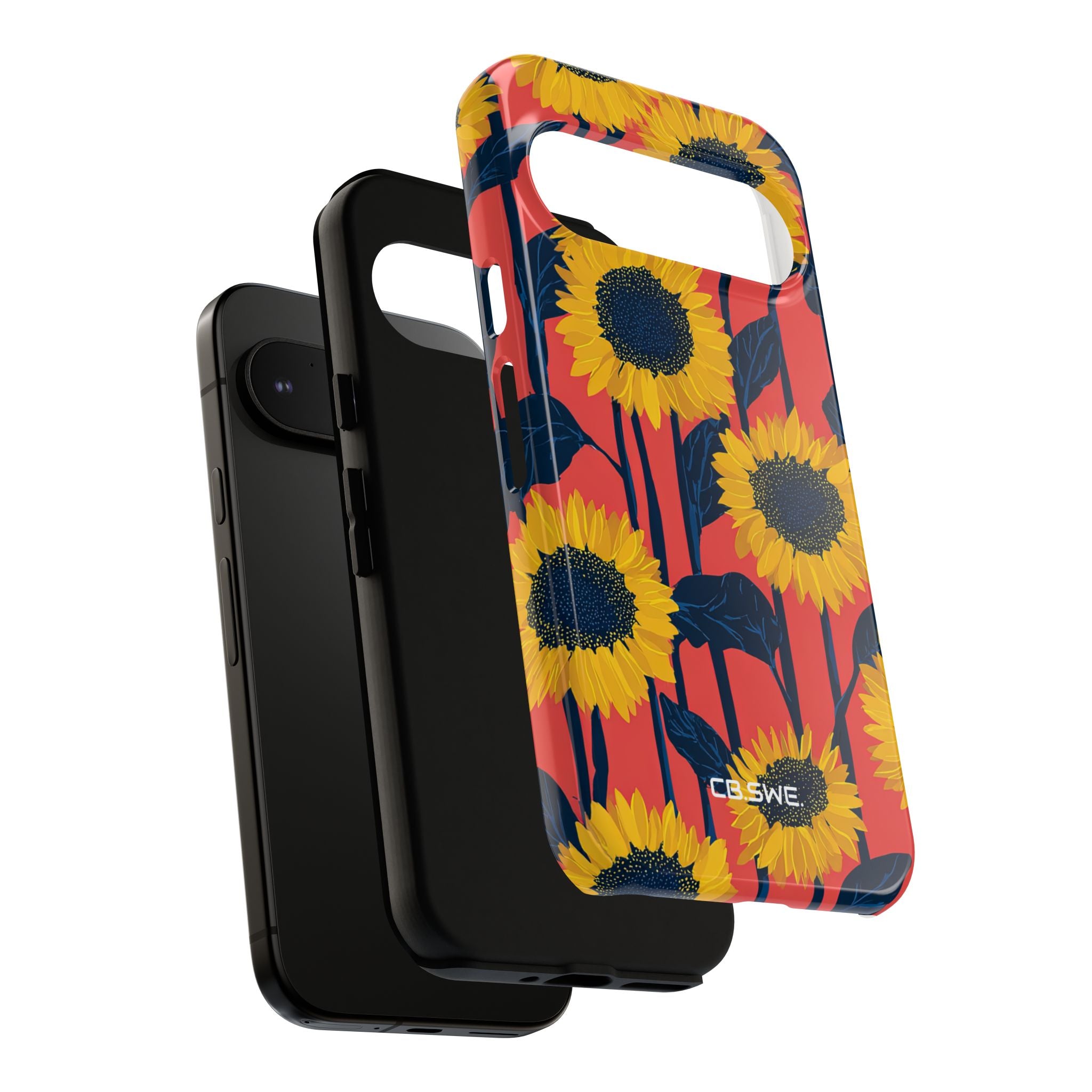 Sunflower Joy Coral Google Pixel 9 - Tough