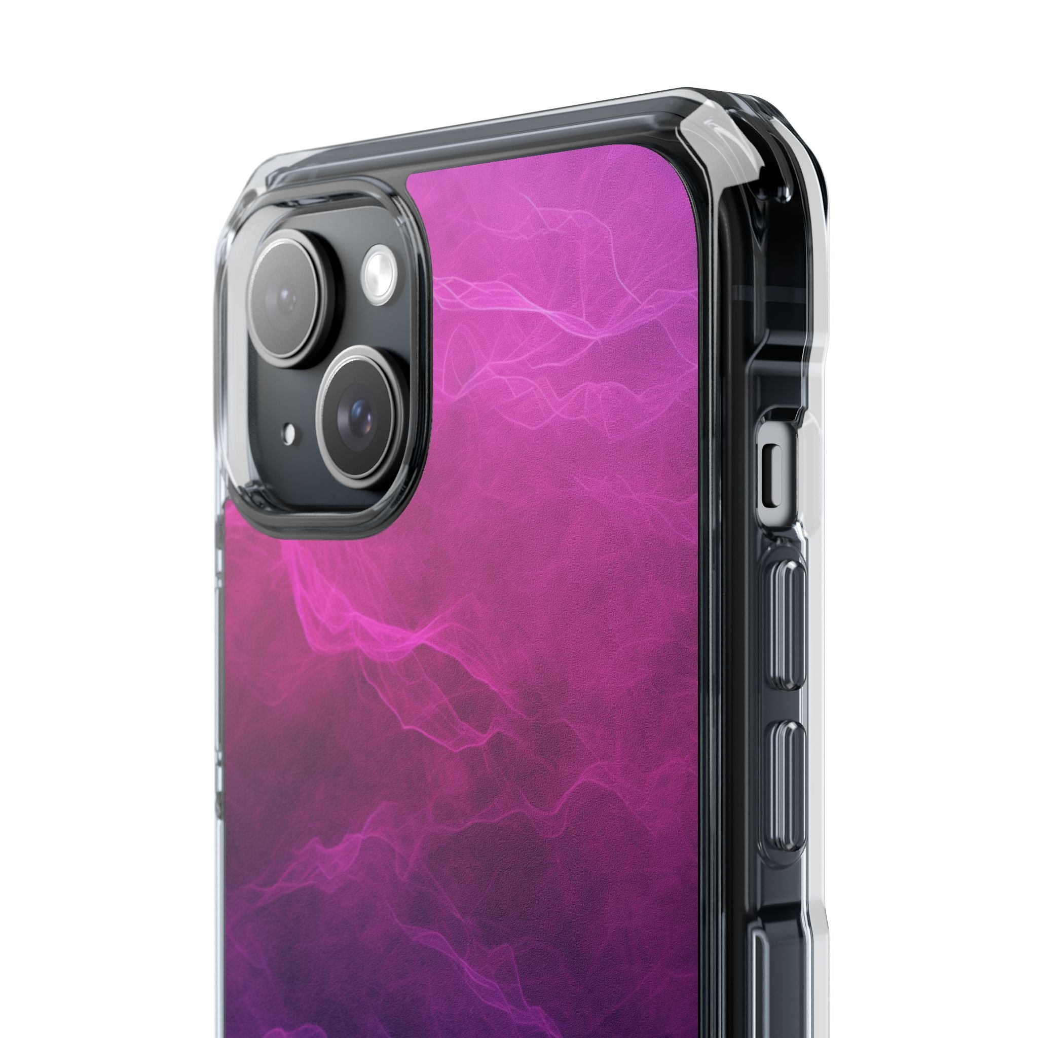 Violet Dream Currents iPhone 15 - Impact Clear+