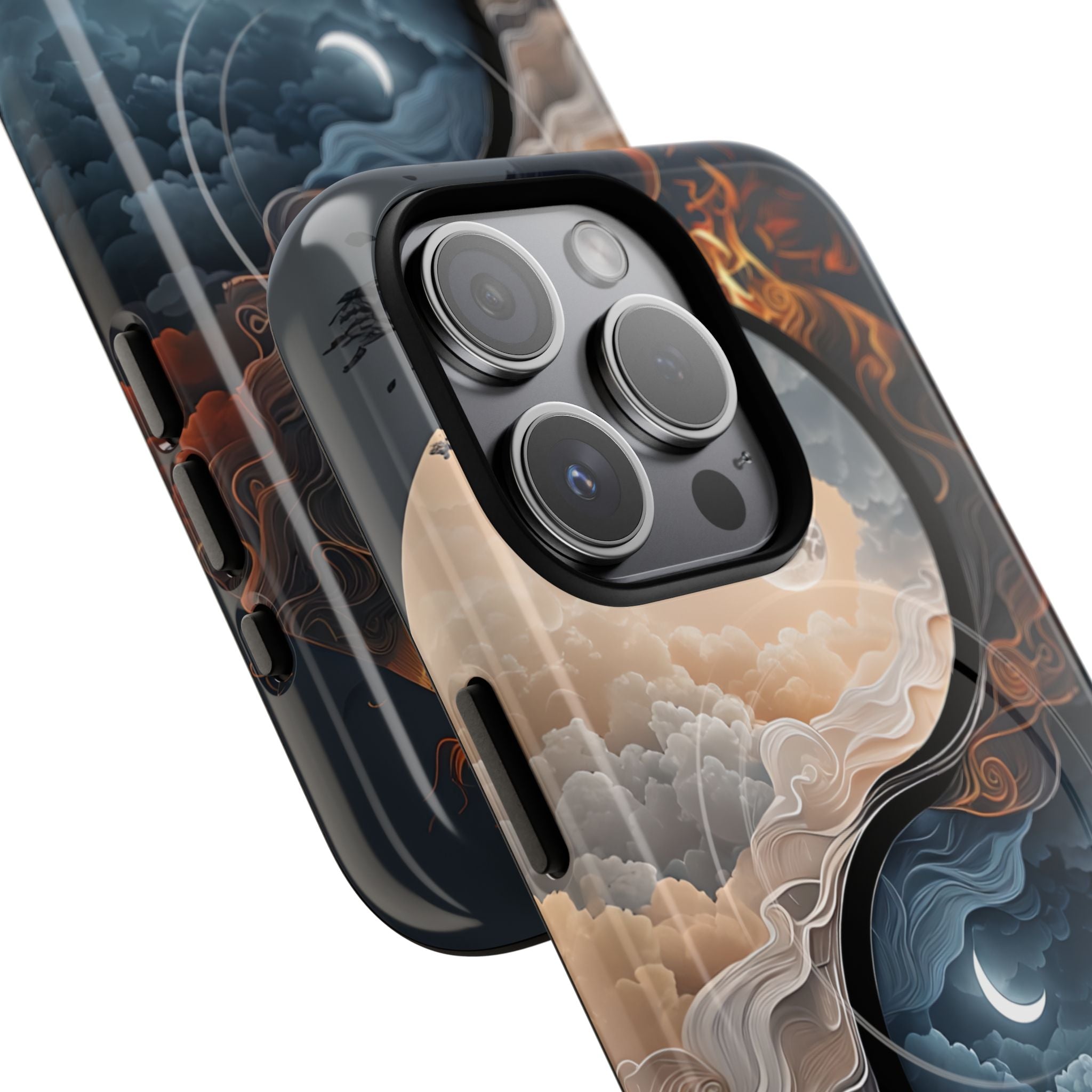 Surreal Day and Night Yin Yang Symbol Artwork Phone Cover iPhone 15 - Tough+