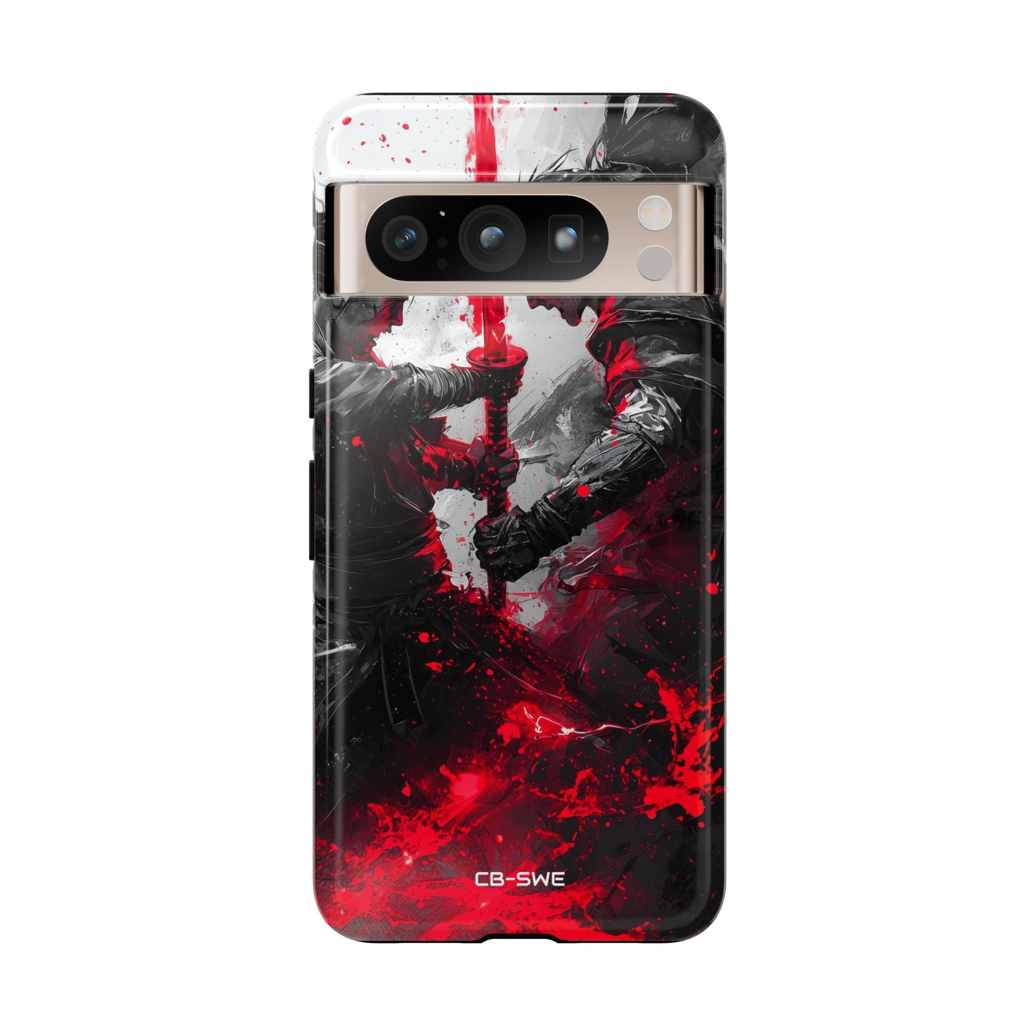 Crimson Blade Clash - Google Pixel Case