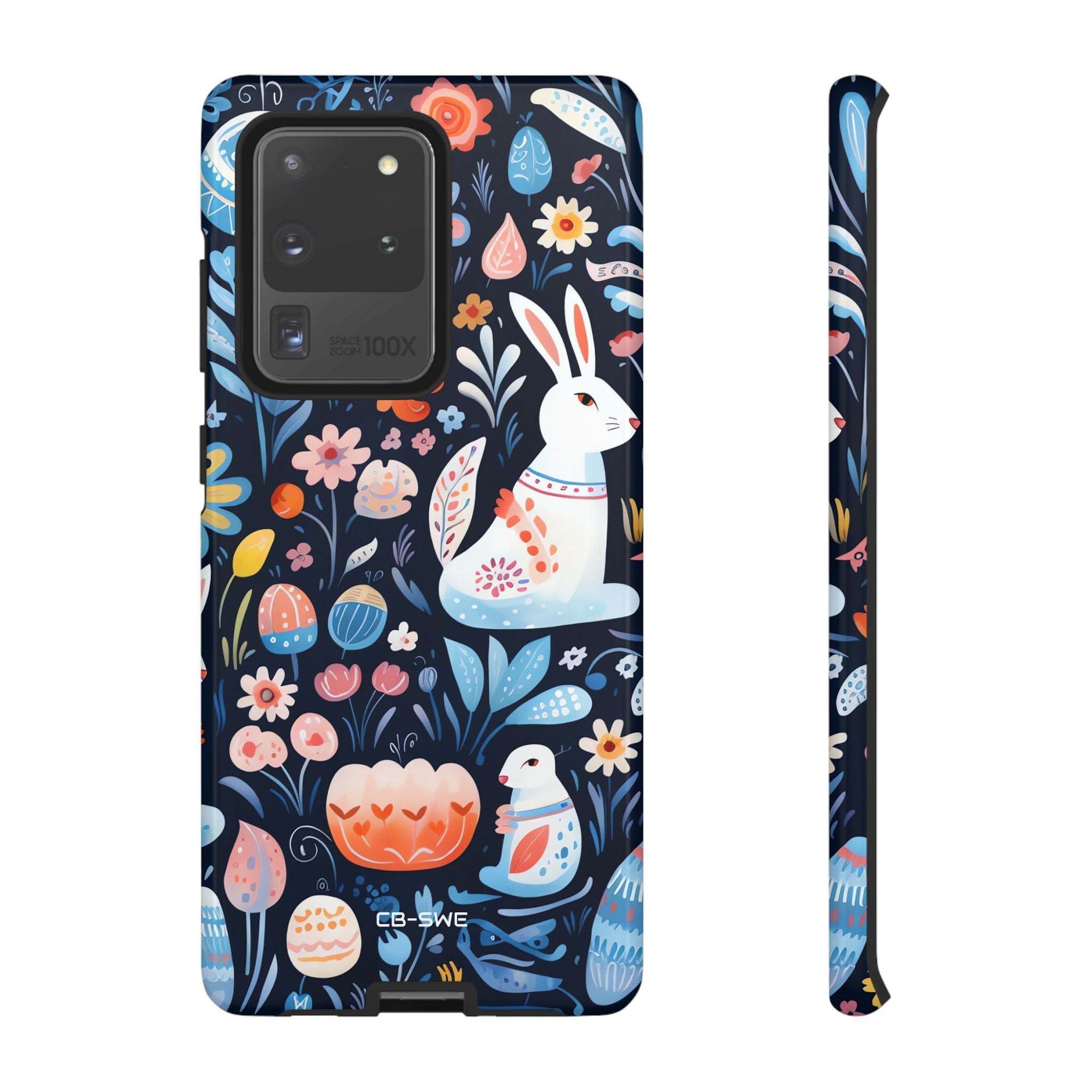 Bunnies Play Among Flowers - Samsung Case