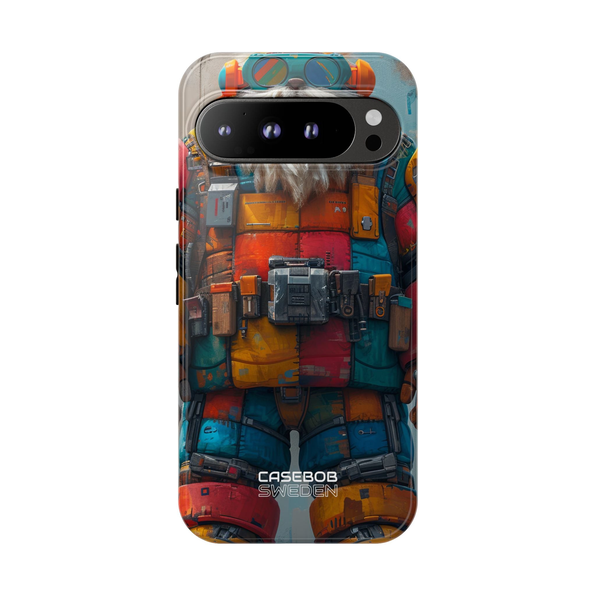 Whimsical Robot Wanderer Google Pixel 9 - Tough