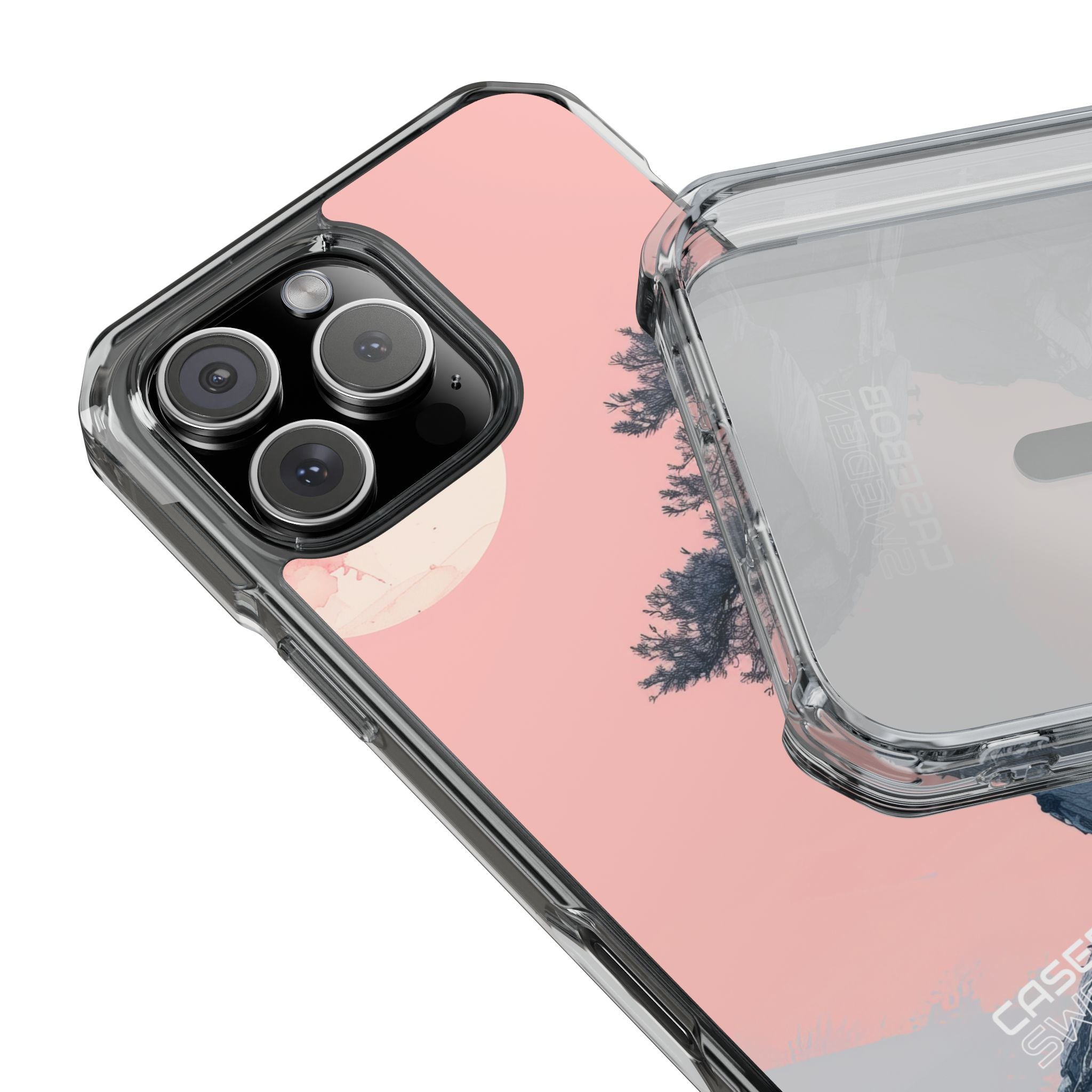 Pink Cliff Solitude iPhone 16 - Impact Clear+