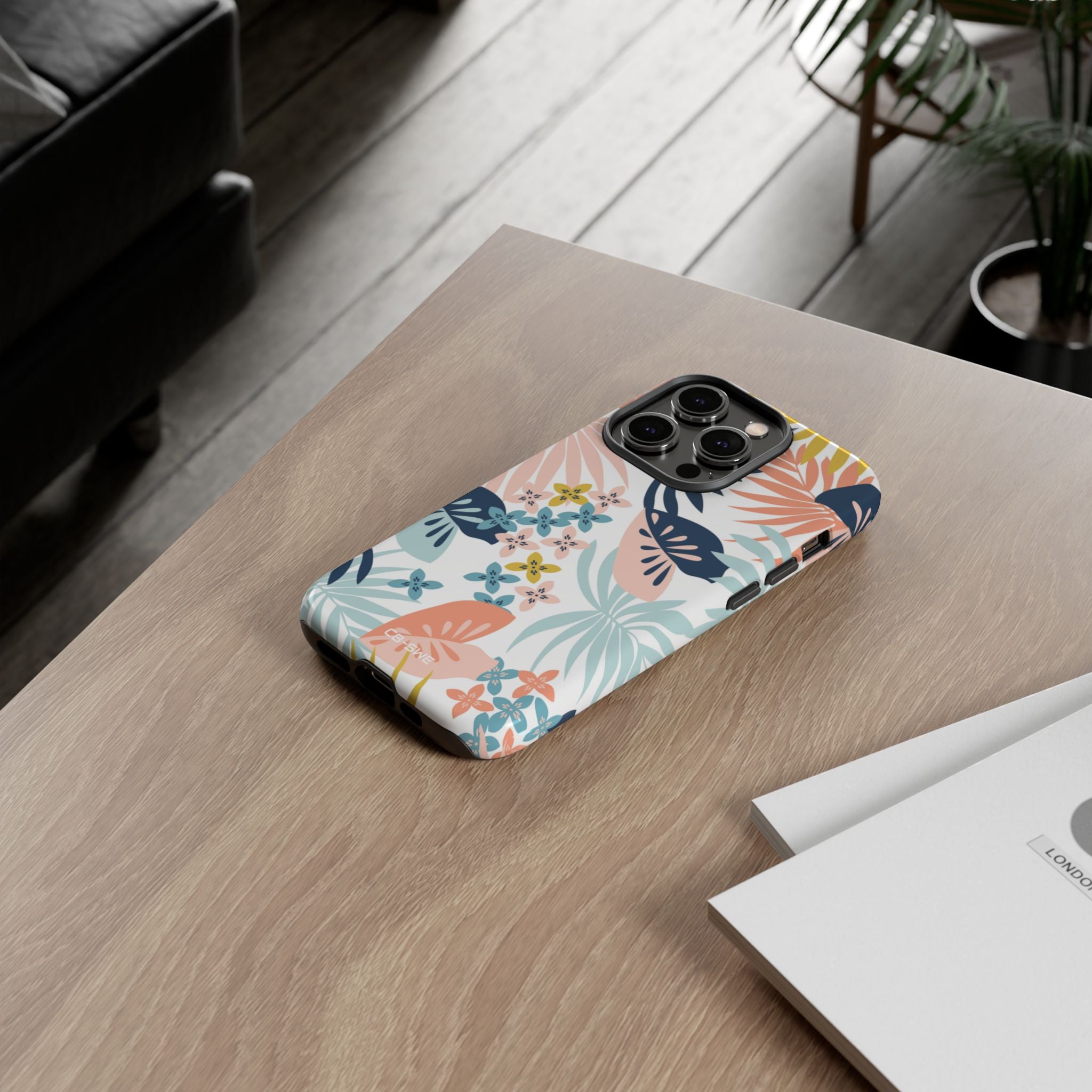 Tropical Foliage Blooms - iPhone Case