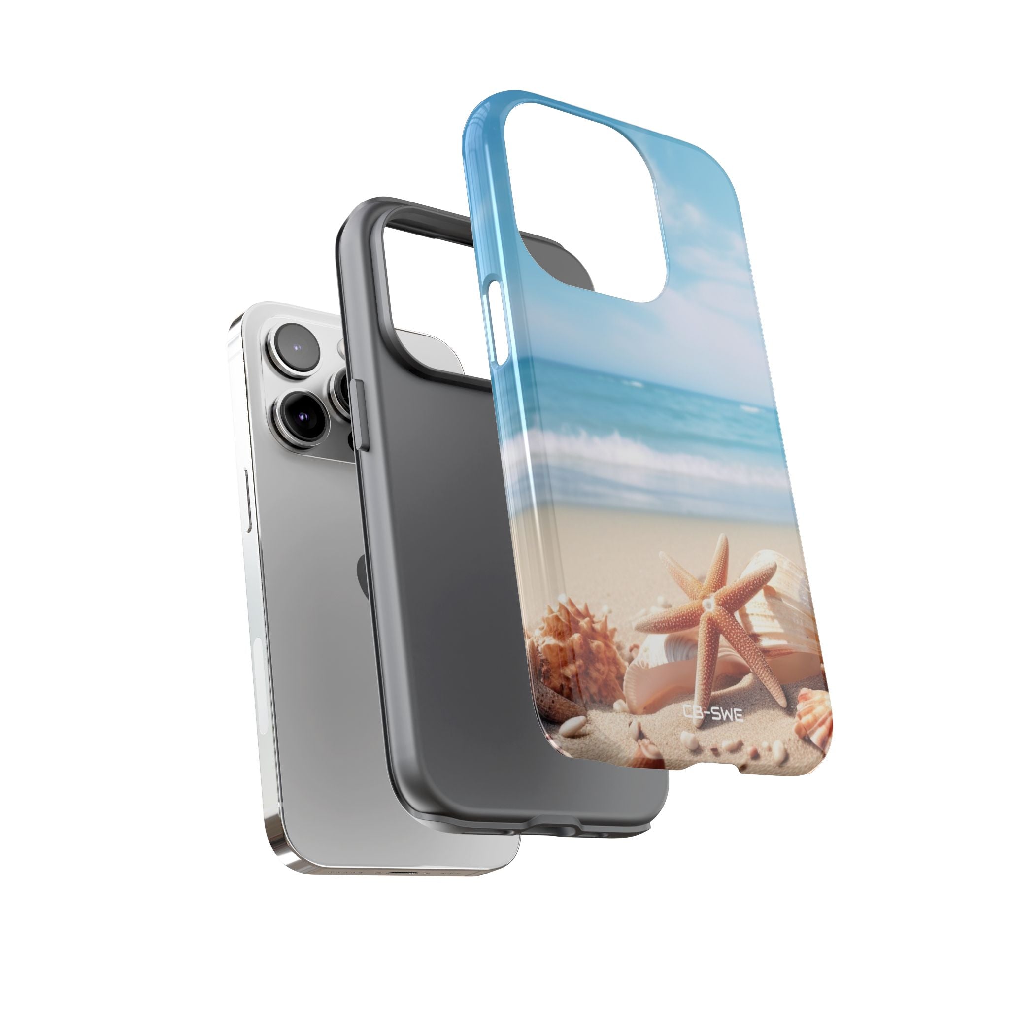 Shells Rest Beneath Waves - iPhone Case