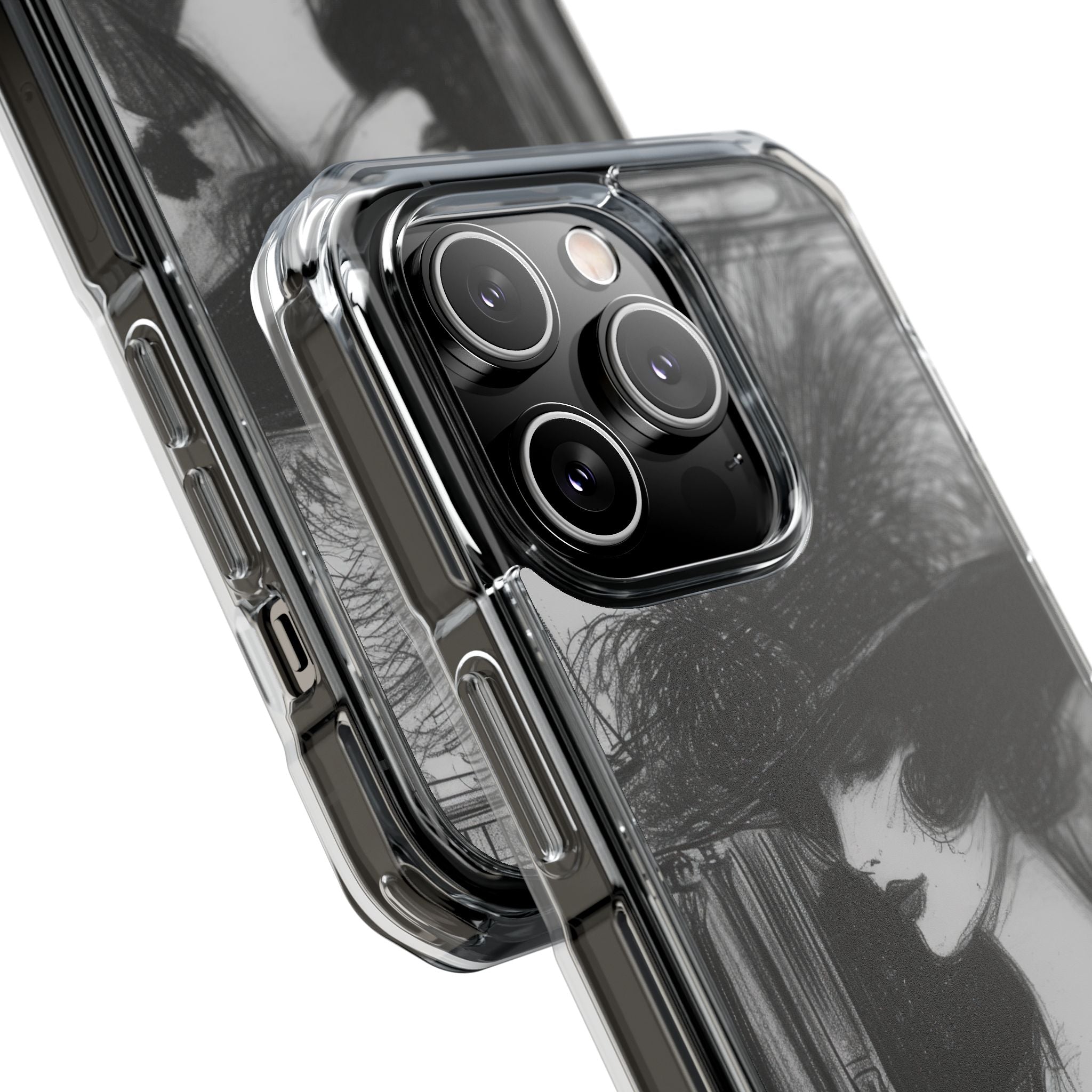 Vintage Feather Elegance iPhone 14 - Impact Clear+