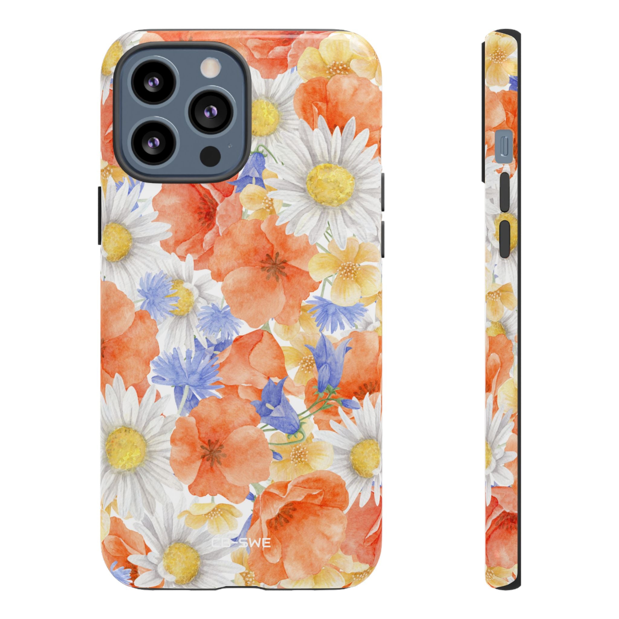 Watercolor Floral Harmony - iPhone Case