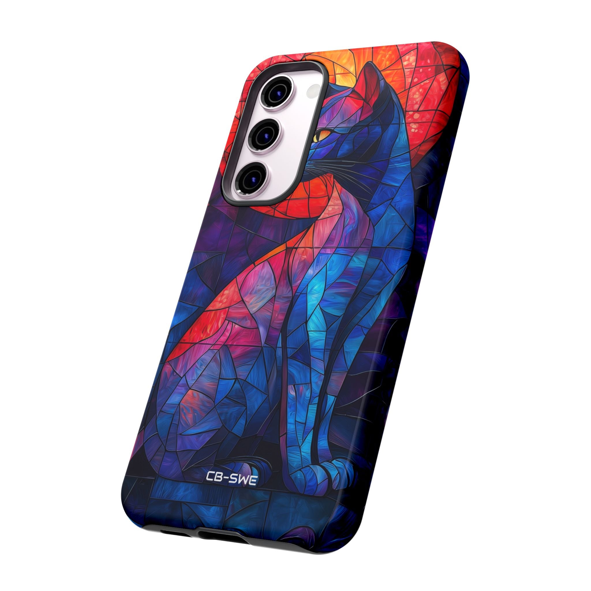 Cat Silhouettes Glow - Samsung Case