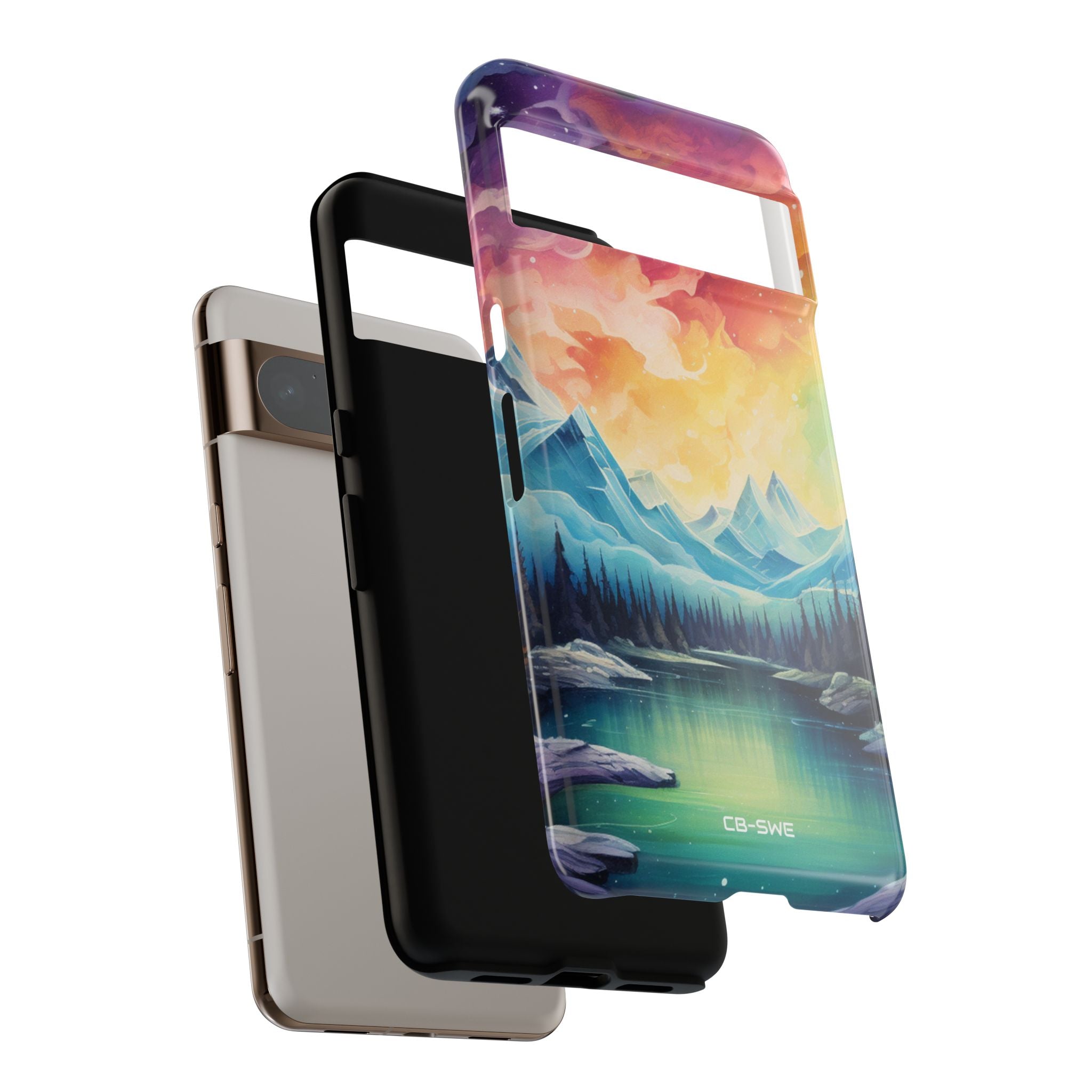 Mystical Mountain Sunset - Google Pixel Case