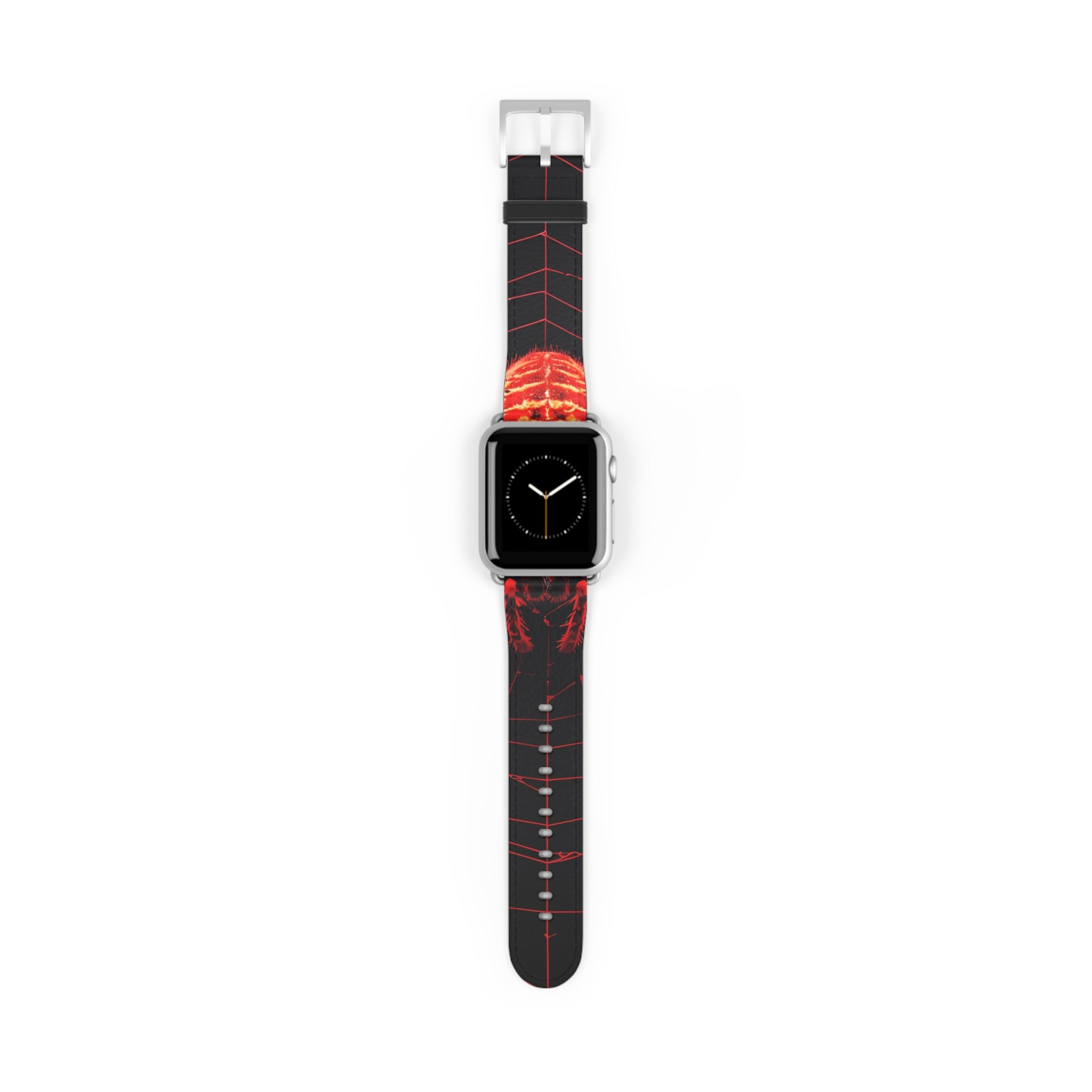 Crimson Spiderweb - Watch Band