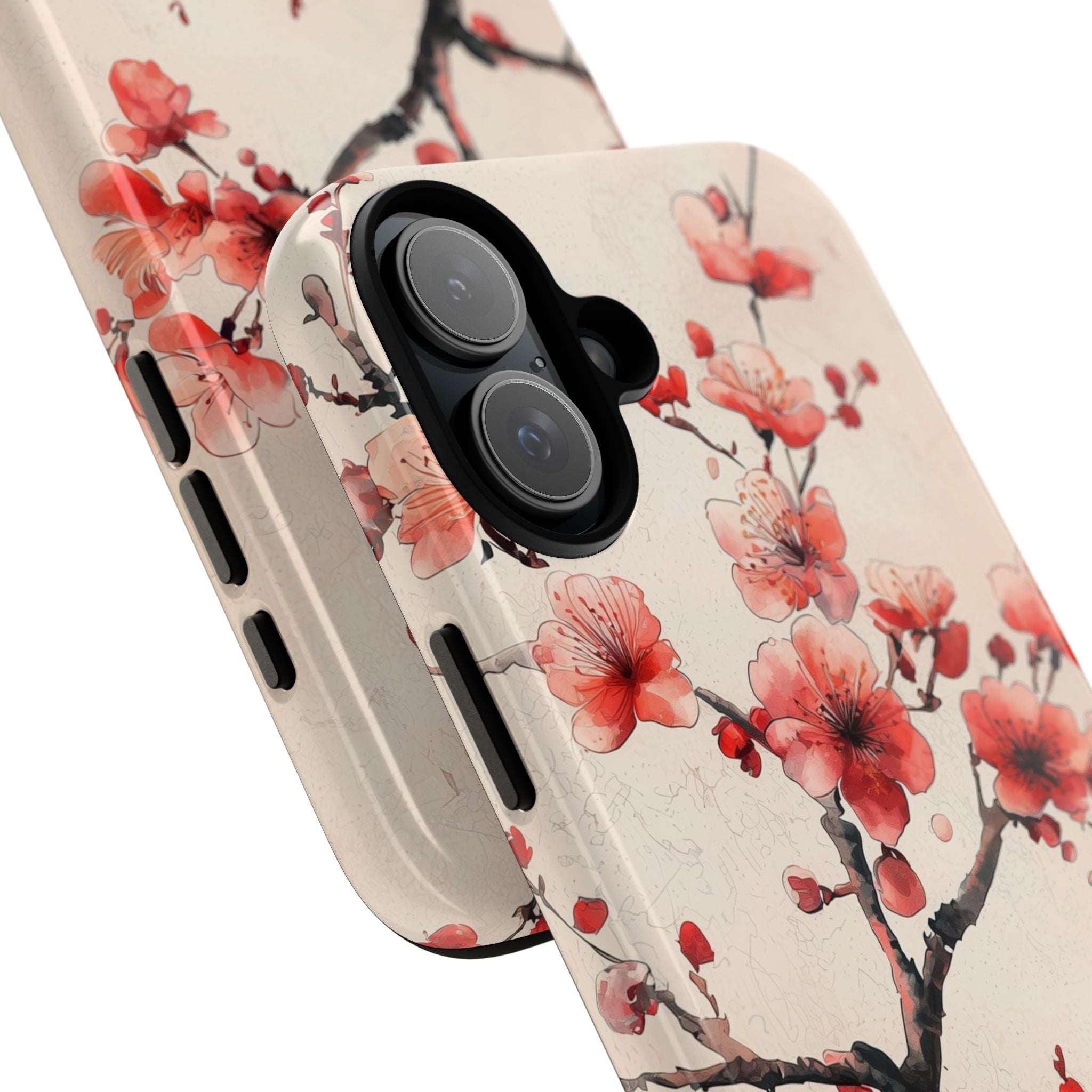 Cherry Blossom Whisper iPhone 16 Plus Case - Tough