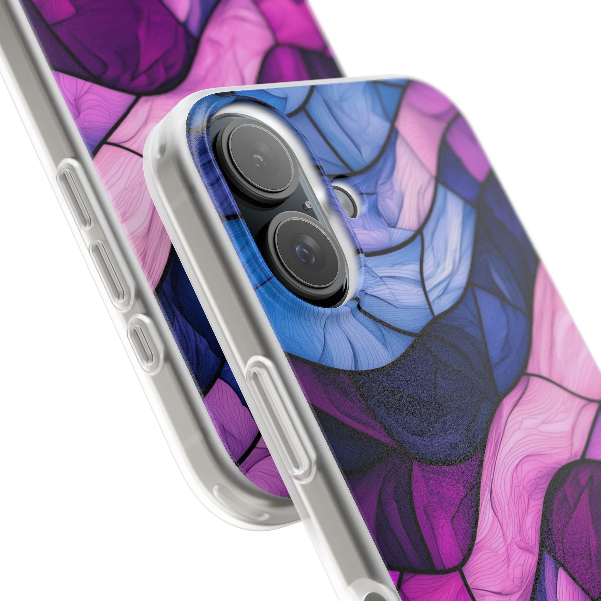 Wavelike Glow iPhone 16 Case - Soft