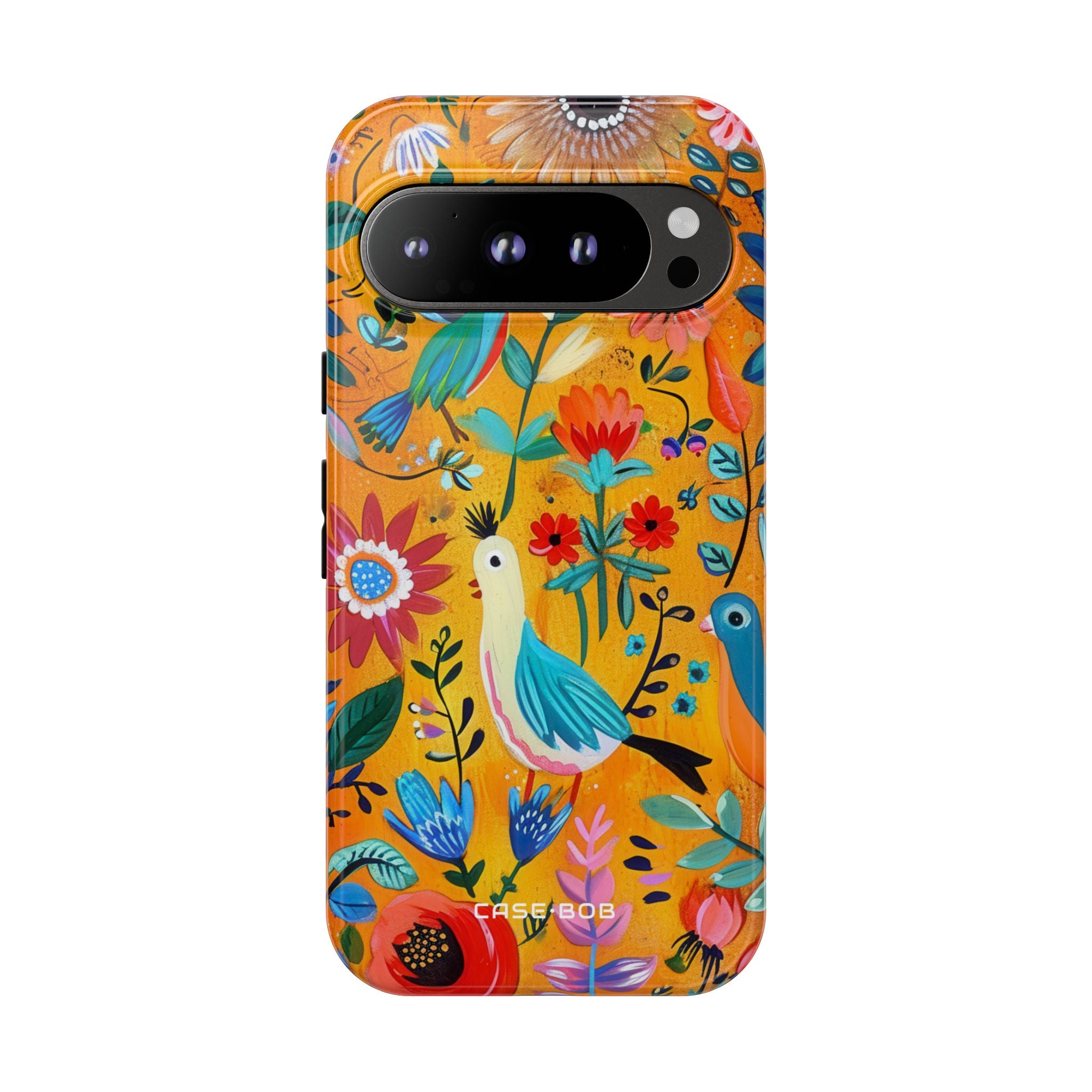 Colorful Birds Bloom Google Pixel 9 Pro Case - Tough