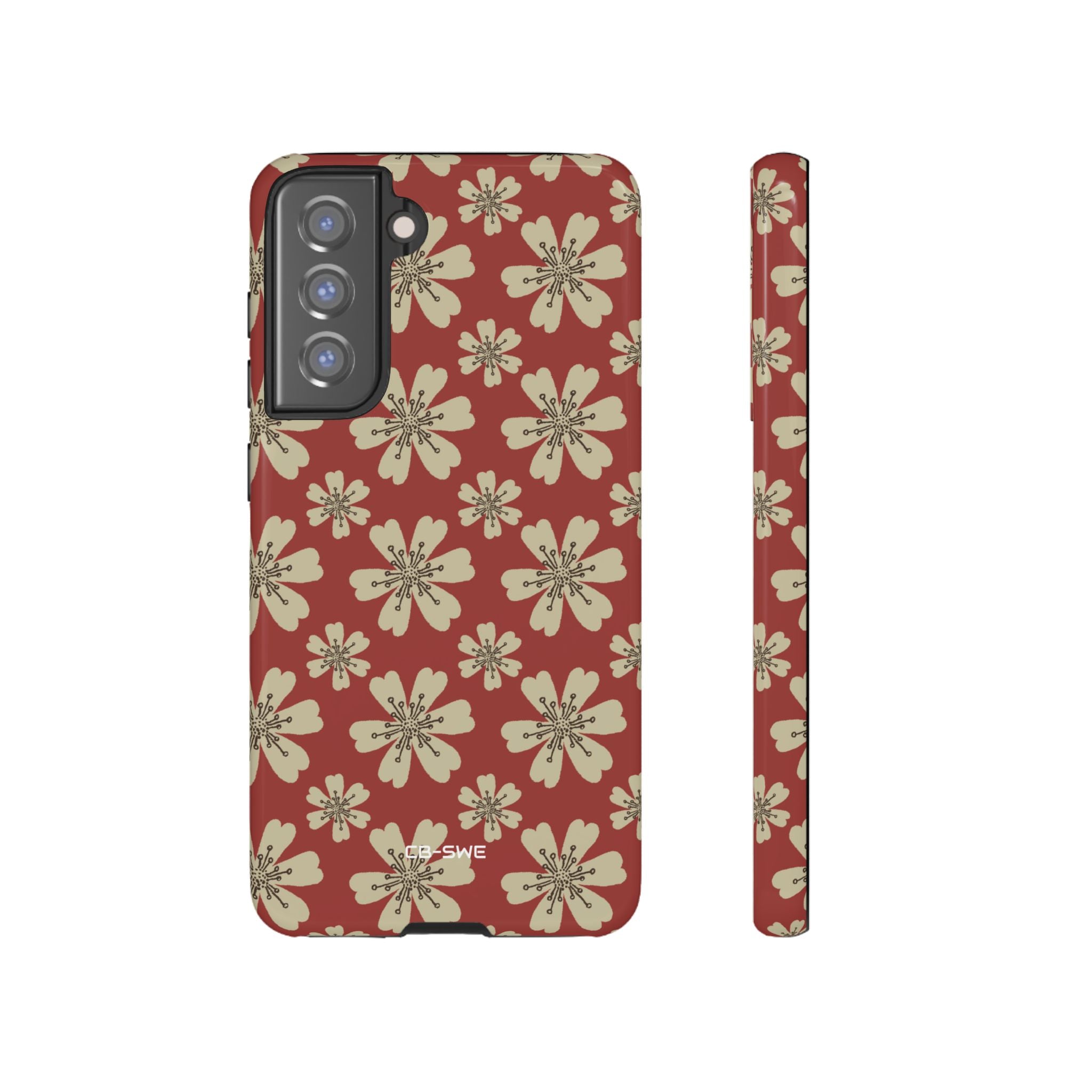 Retro Red Florals - Samsung Case