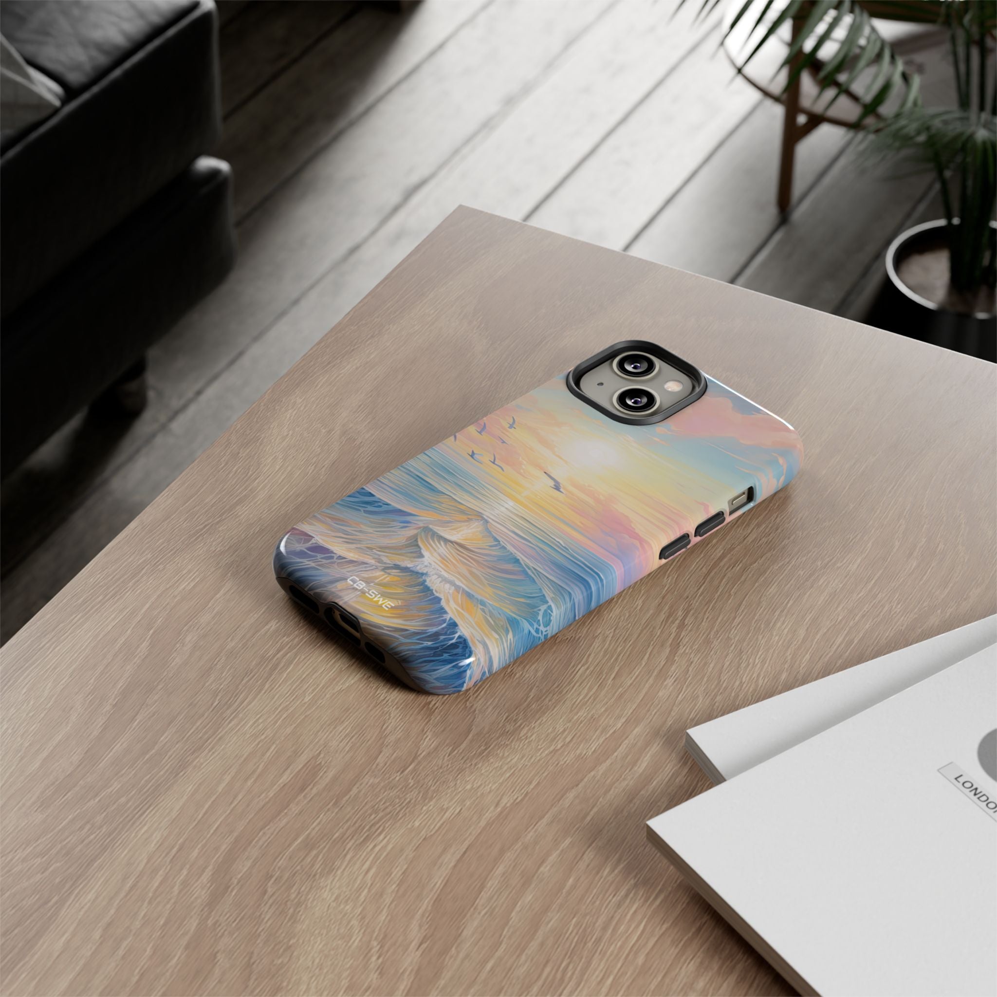 Gentle Waves Embrace - iPhone Case