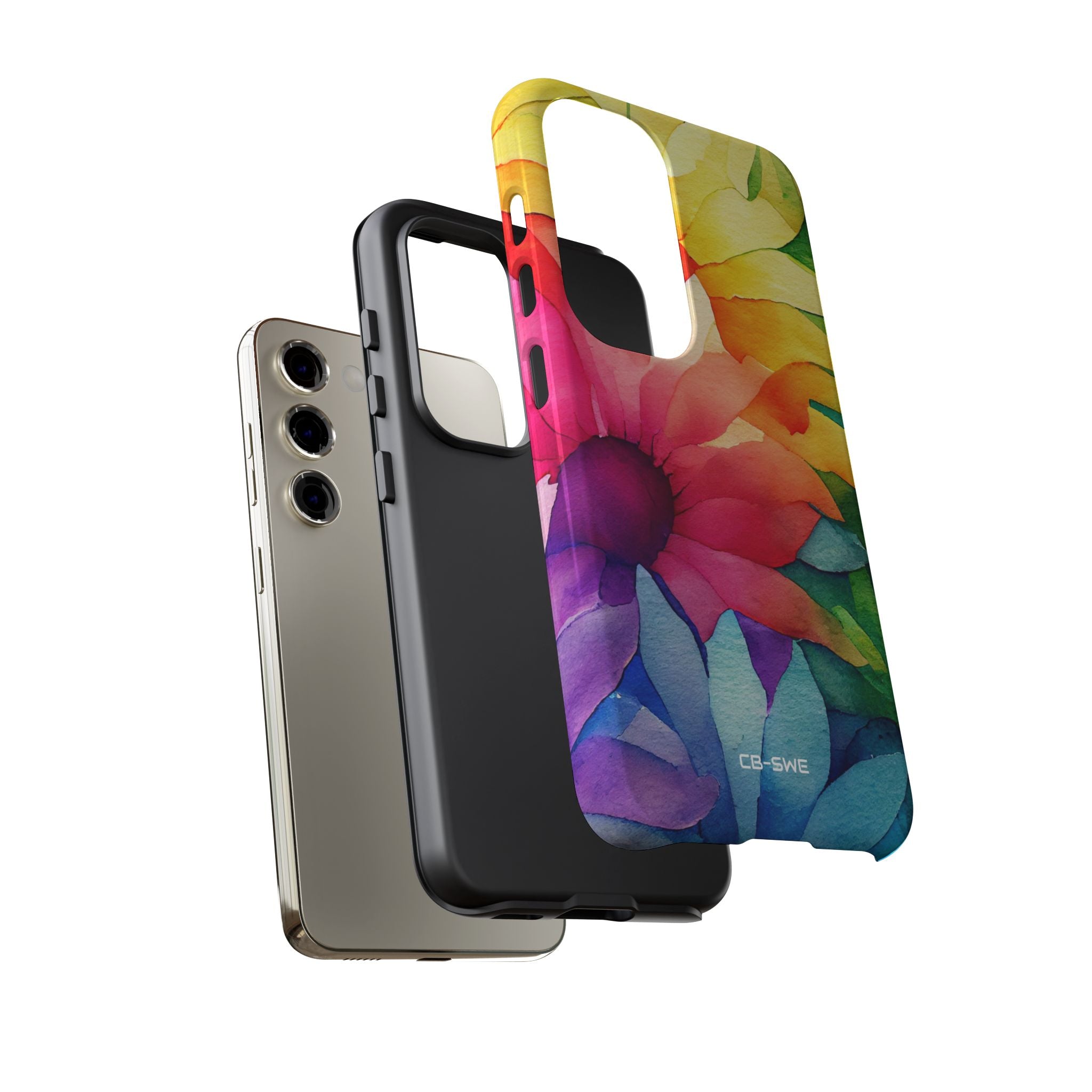 Vibrant Floral Symphony - Samsung Case