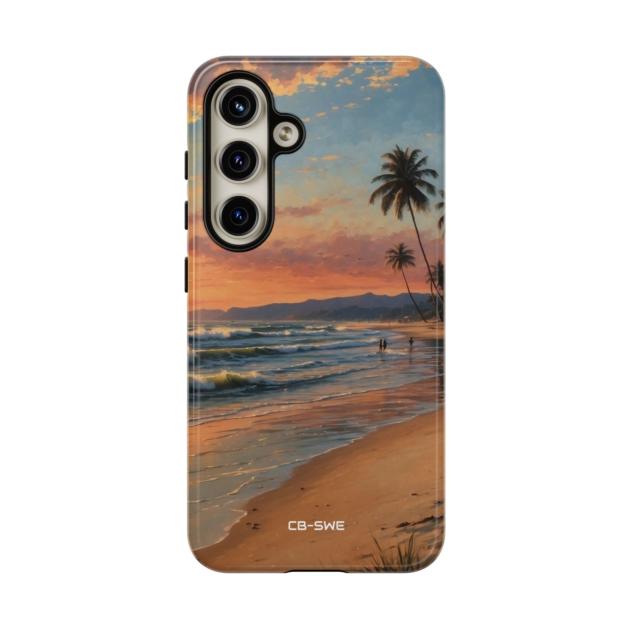 Golden Waves Embrace - Samsung Case
