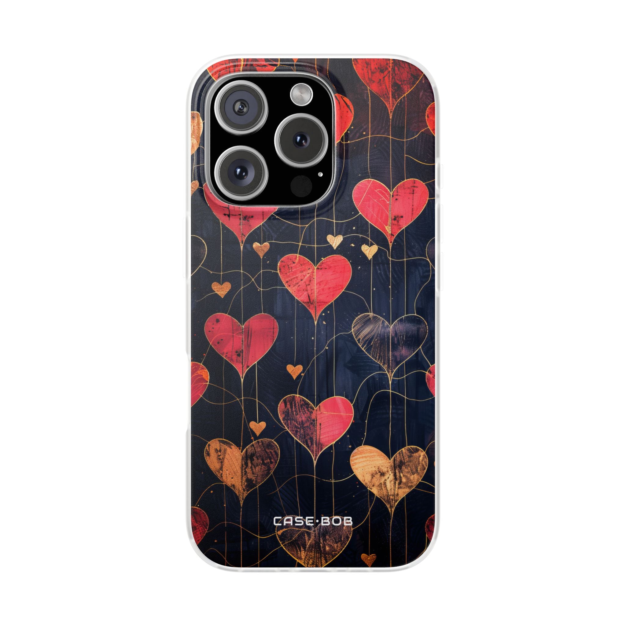 Golden Hearts Network iPhone 16 Pro Case - Soft